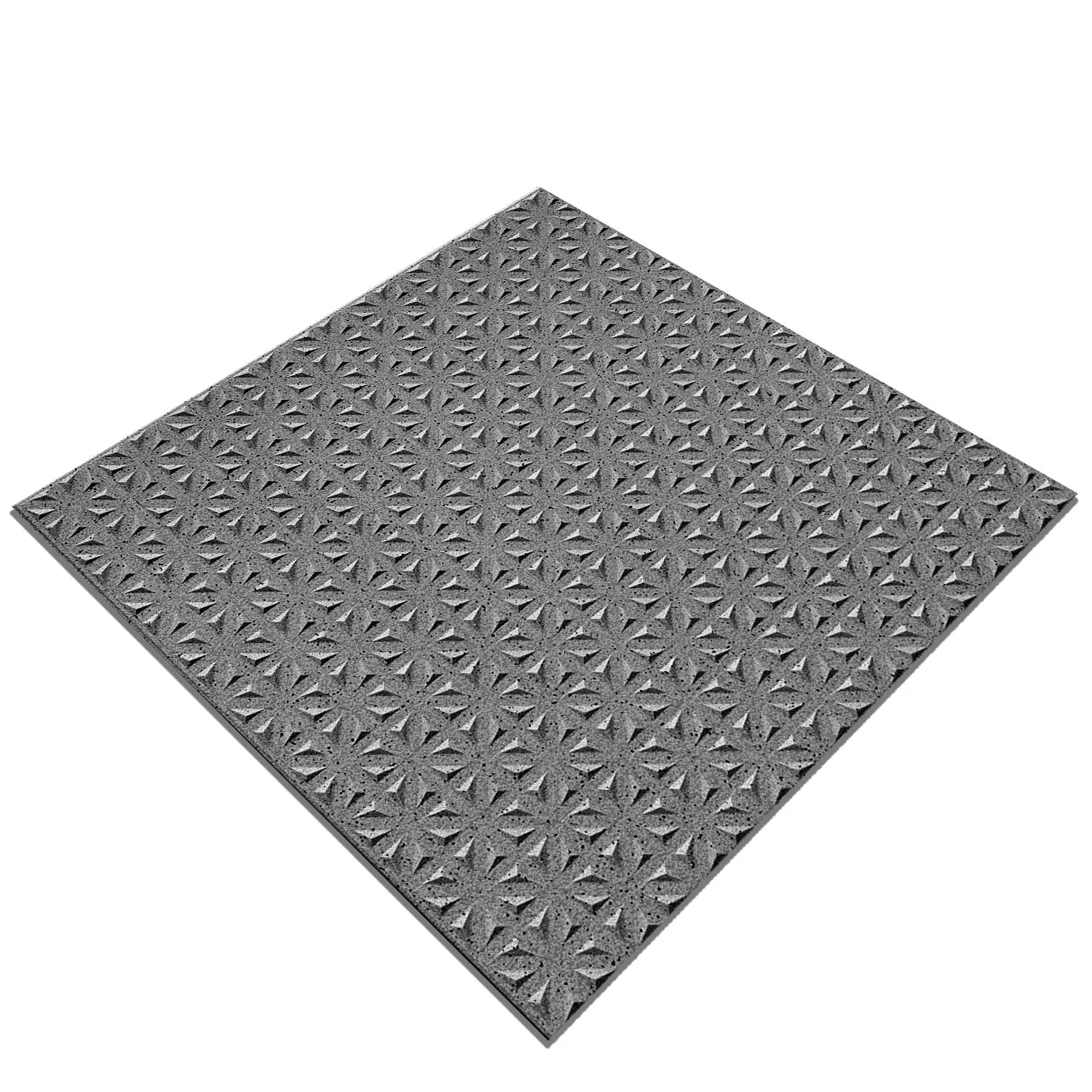 Płytki Podłogowe Drobne Ziarno R12/V4 Antracyt Matowy 15x15cm