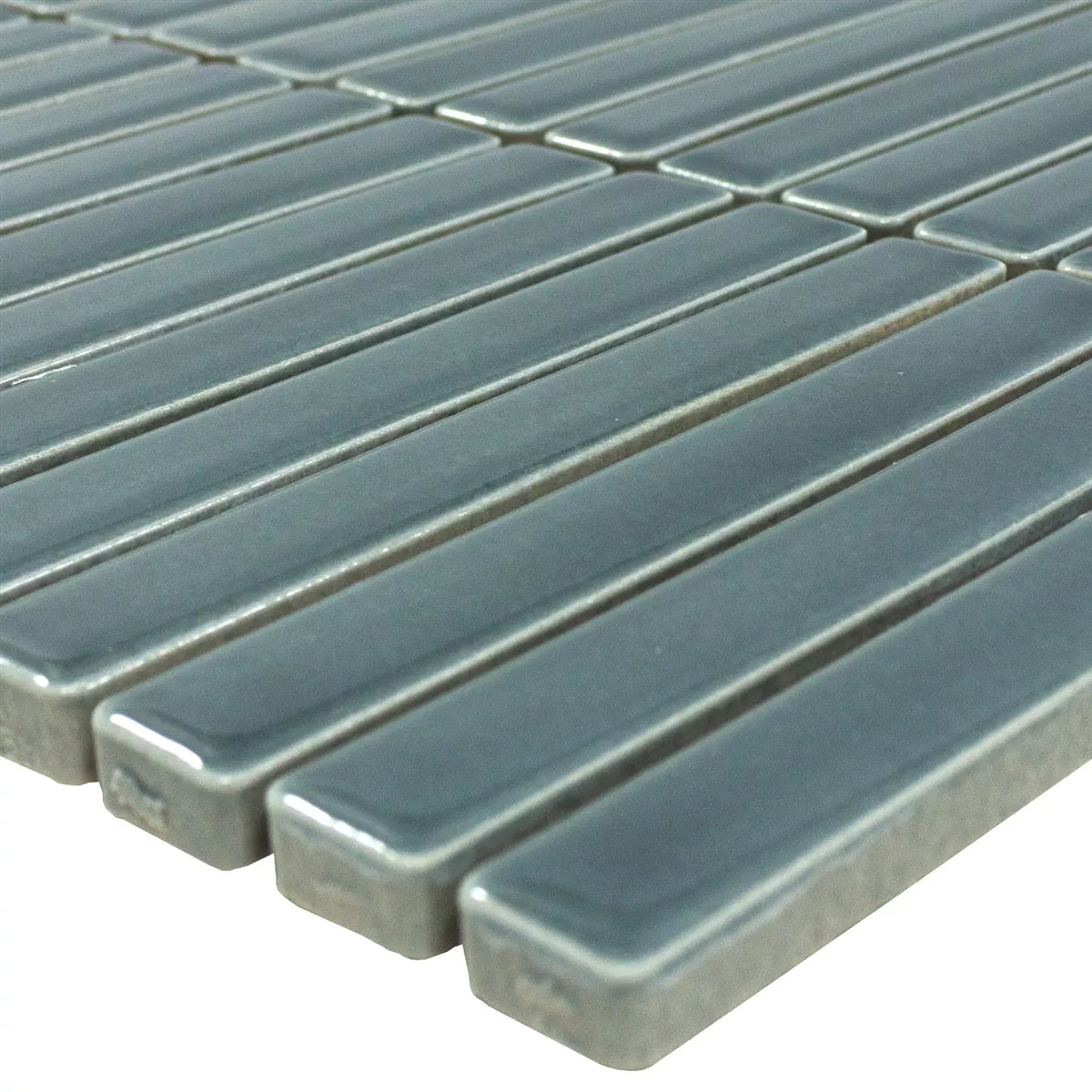 Mozaika Wallachia Szary Błyszczący 12x92x8 mm