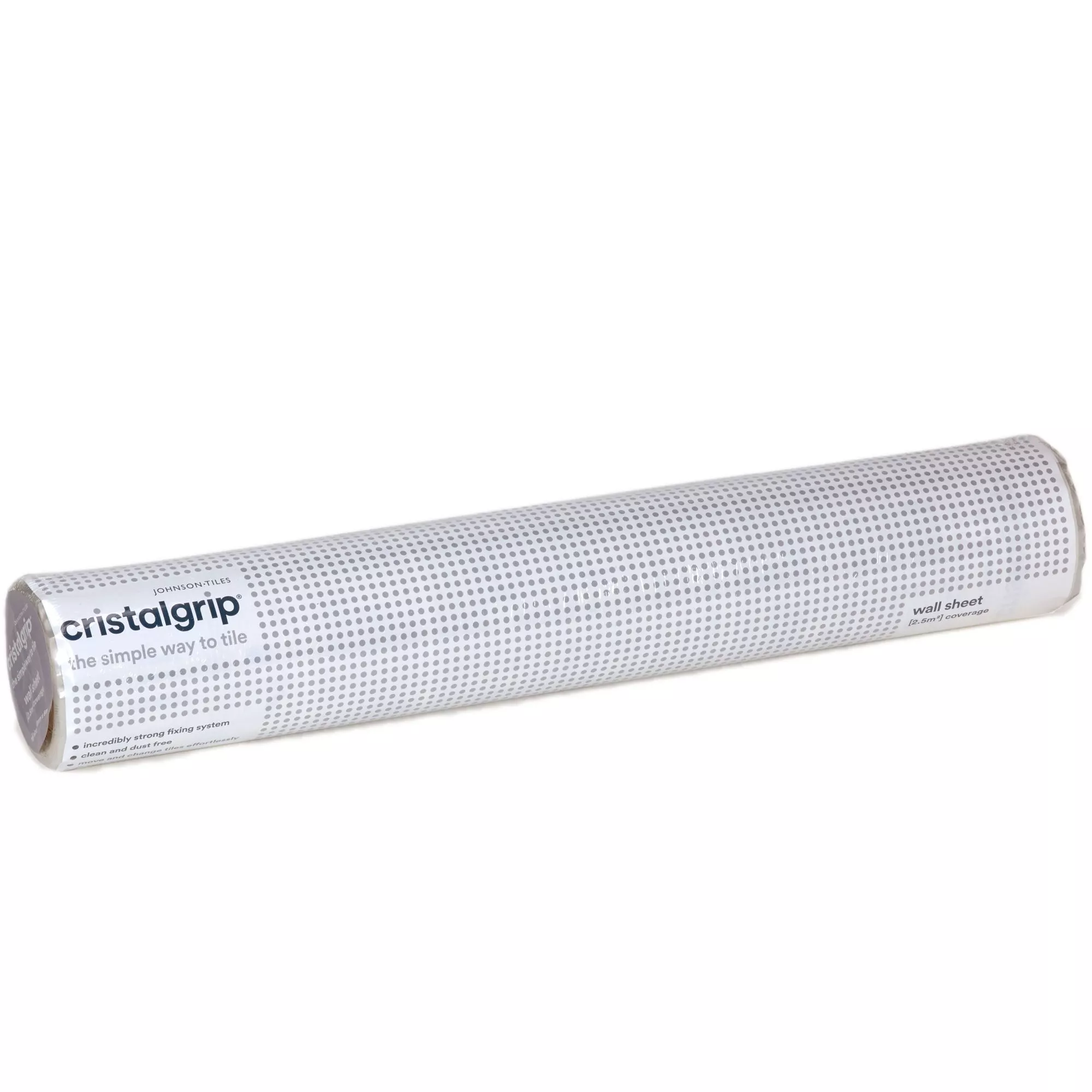 Cristalgrip Płytki Ścienne Tkanina Nośna Ścienna Rzep 50cm - 2,5m²