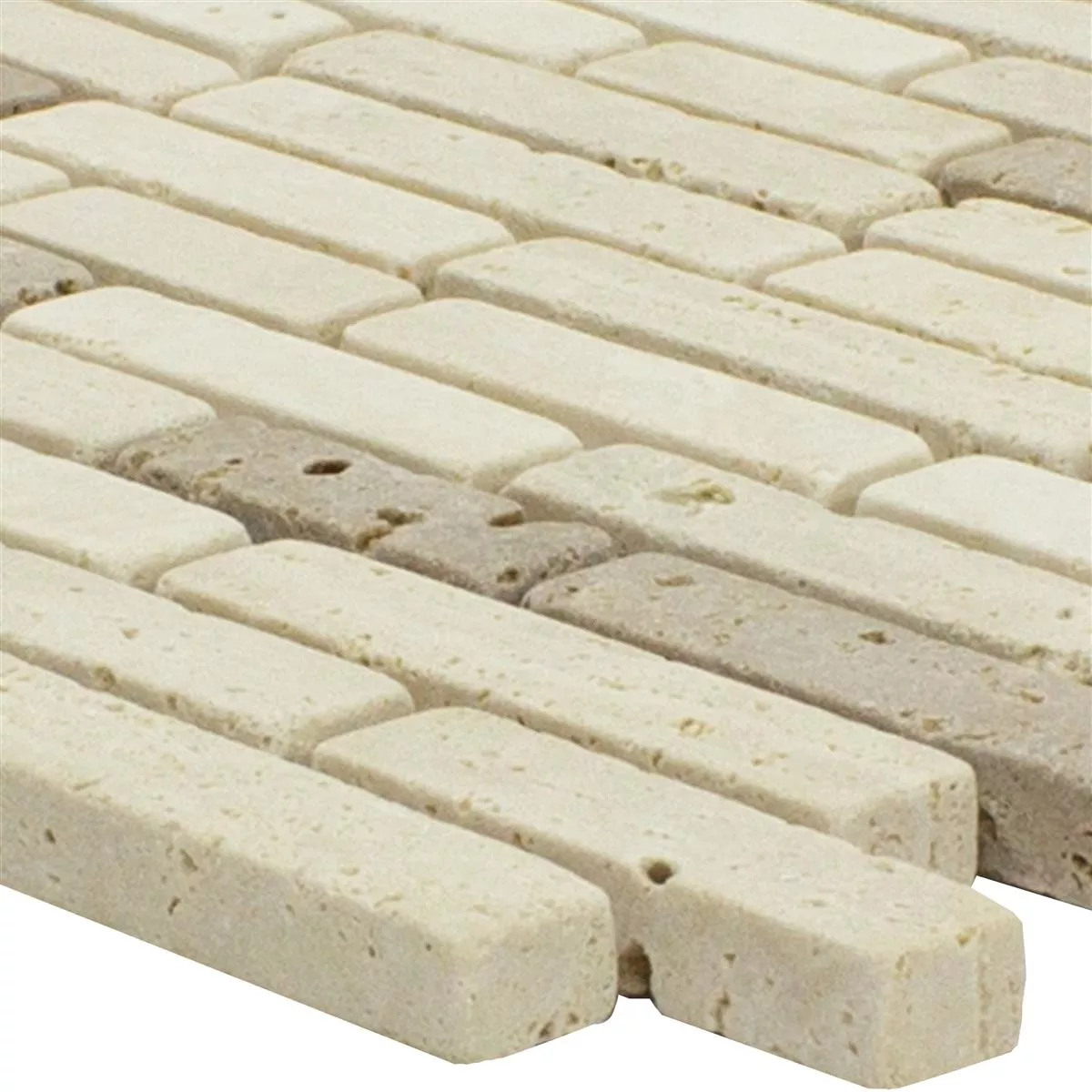 Próbka Marmur Kamień Naturalny Mozaika Płytki Tuscania Brick Beżowy