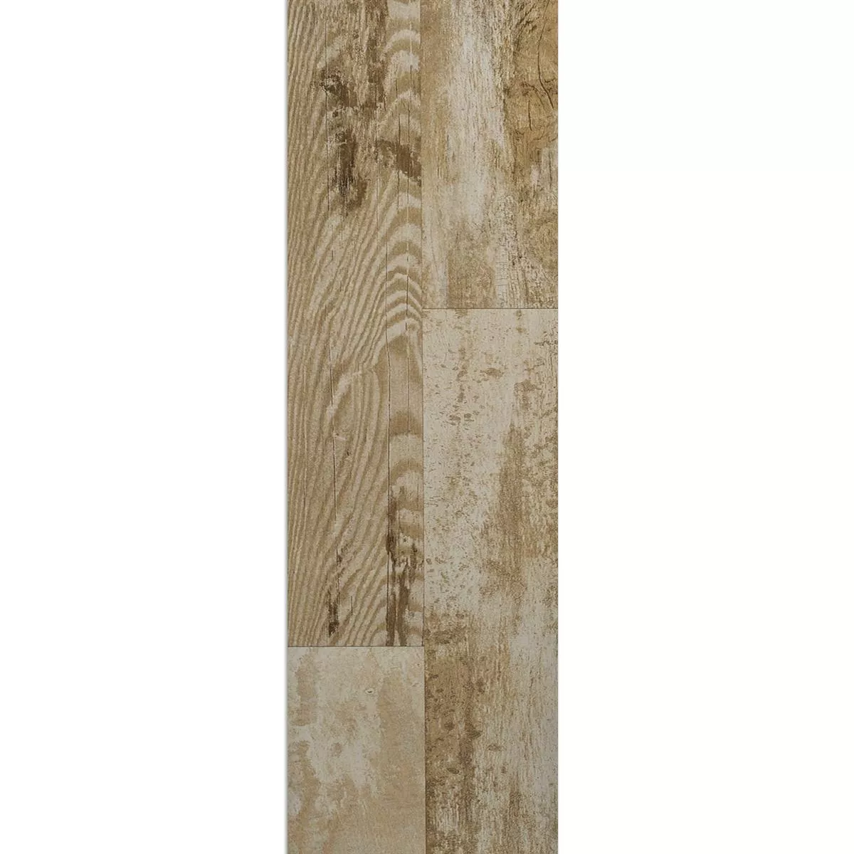 Próbka Wygląd Drewna Płytki Podłogowe Fortuna Beżowy 20x120cm