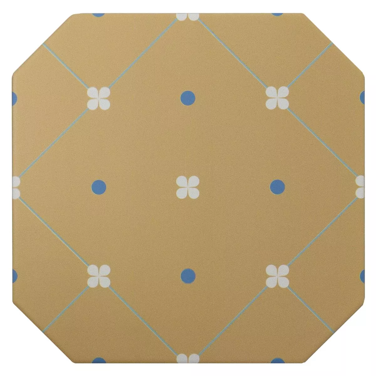 Gres Płytki Genexia Decor Beżowy Ośmiokąt 20x20cm Gres Płytki Genexia Decor Beżowy Ośmiokąt 20x20cm