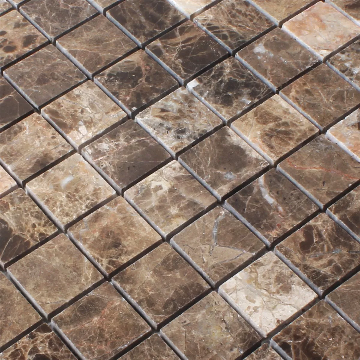 Mozaika Marmur Emprador Brązowy 32x32mm