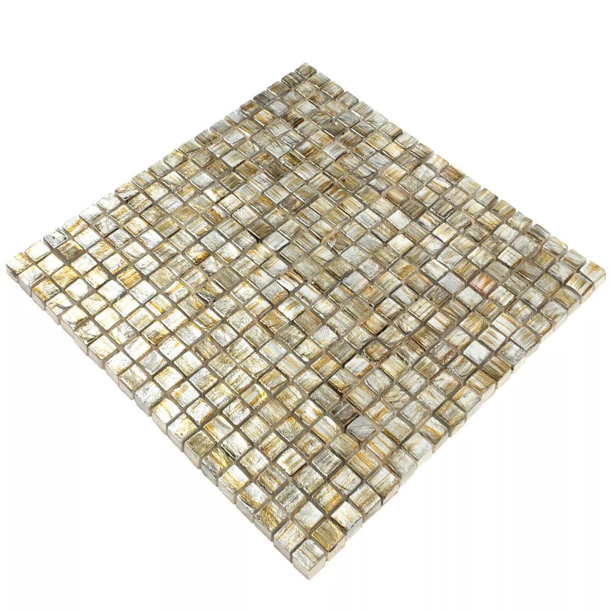 Kamień Naturalny Mozaika Honeylake Złoto Srebrny