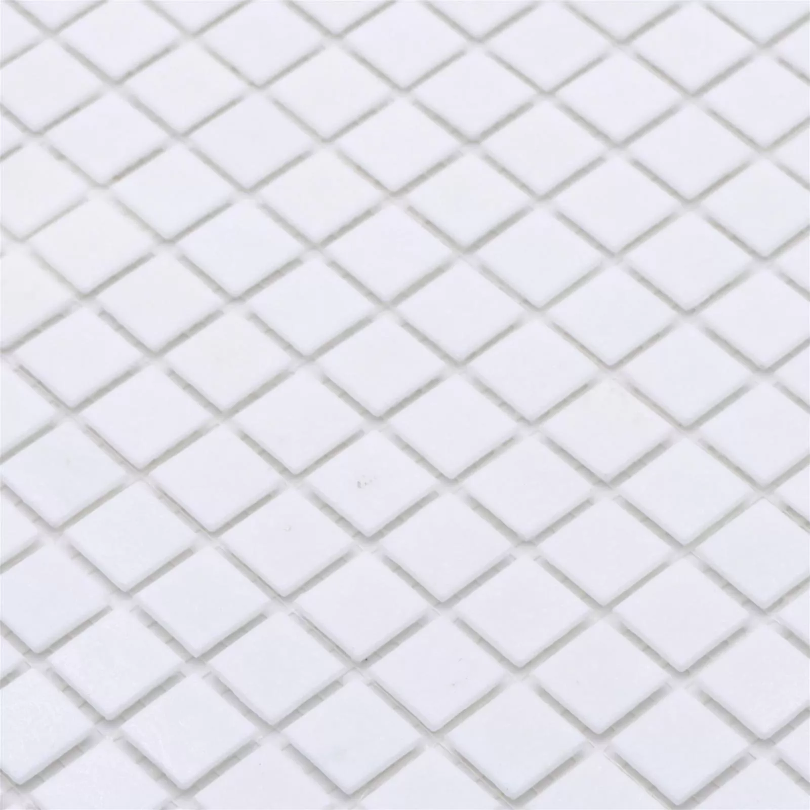Basenowa Mozaika Iceland Papier Klejony Biały