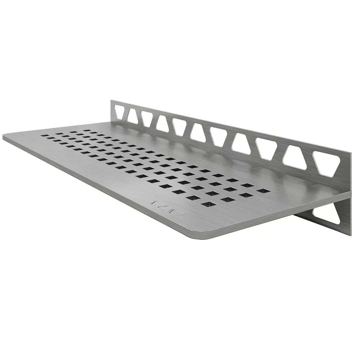 Półka prysznicowa półka ścienna Schlüter prostokąt 30x11,5cm kwadratowa srebrna Półka prysznicowa półka ścienna Schlüter prostokąt 30x11,5cm kwadratowa srebrna