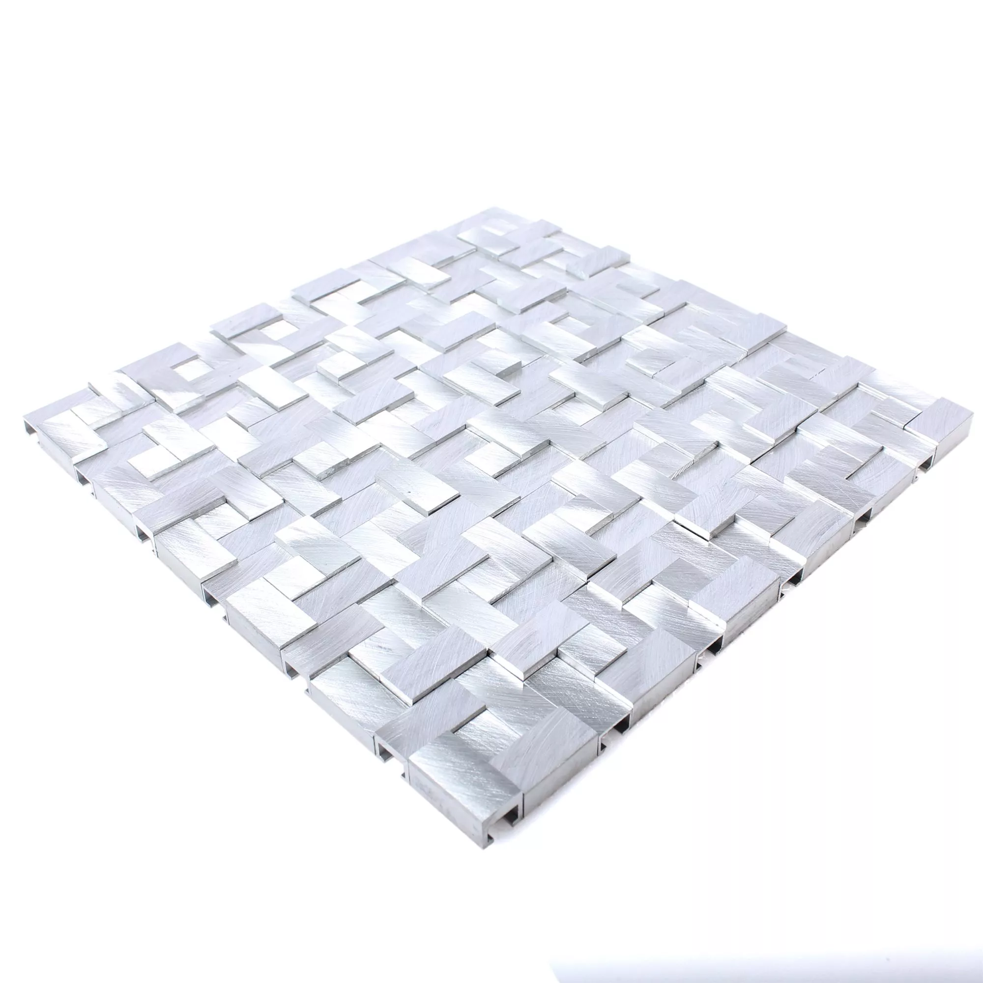 Próbka Mozaika Aluminium Metal Elvis D Srebrny