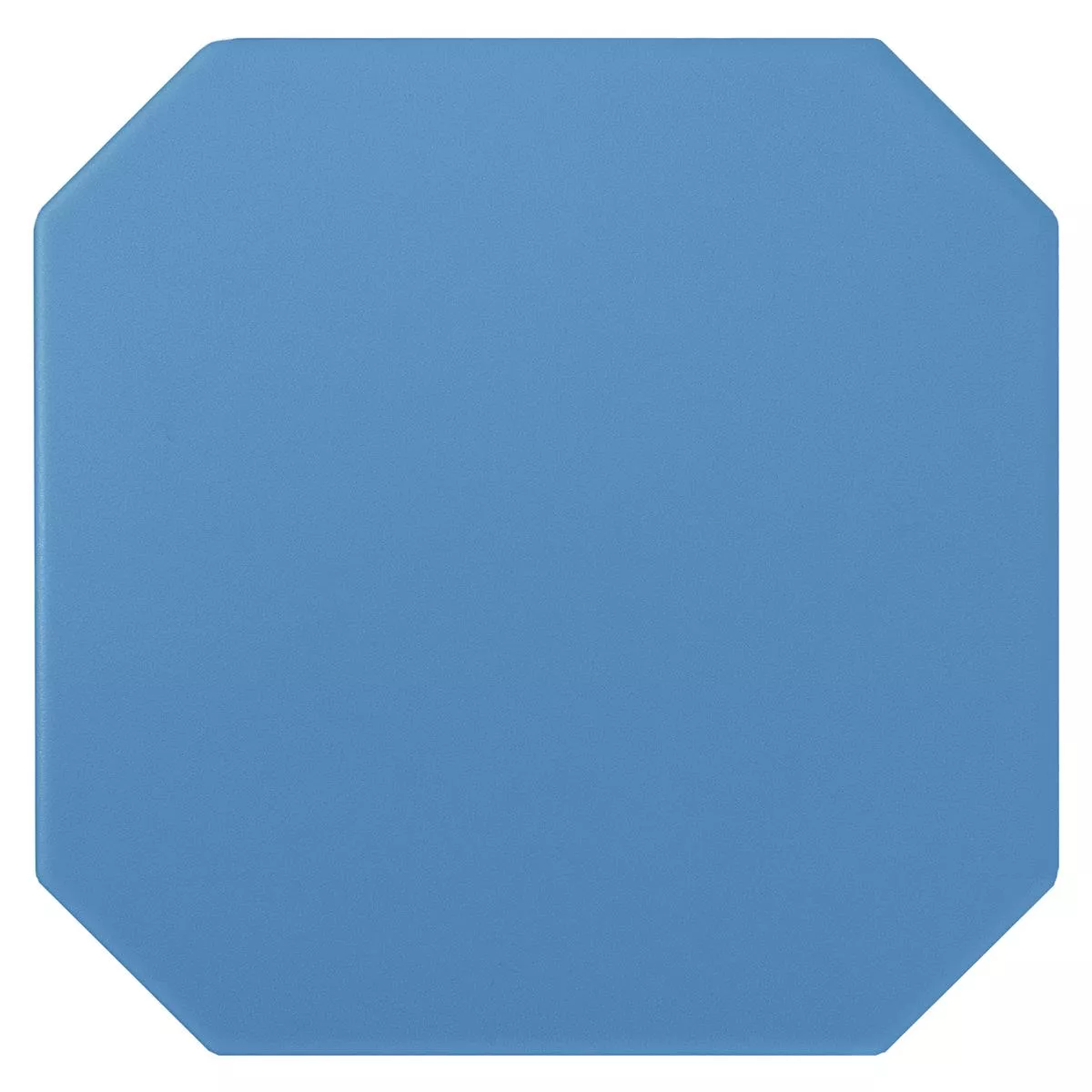 Gres Płytki Genexia Uni Niebieski Ośmiokąt 20x20cm