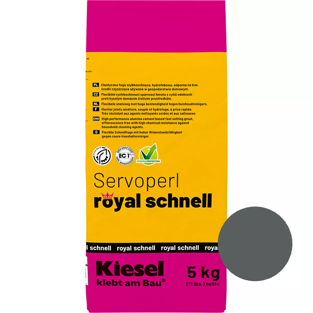 Masa spoinowa Servoperl Royal Quick Basalt 5 kg