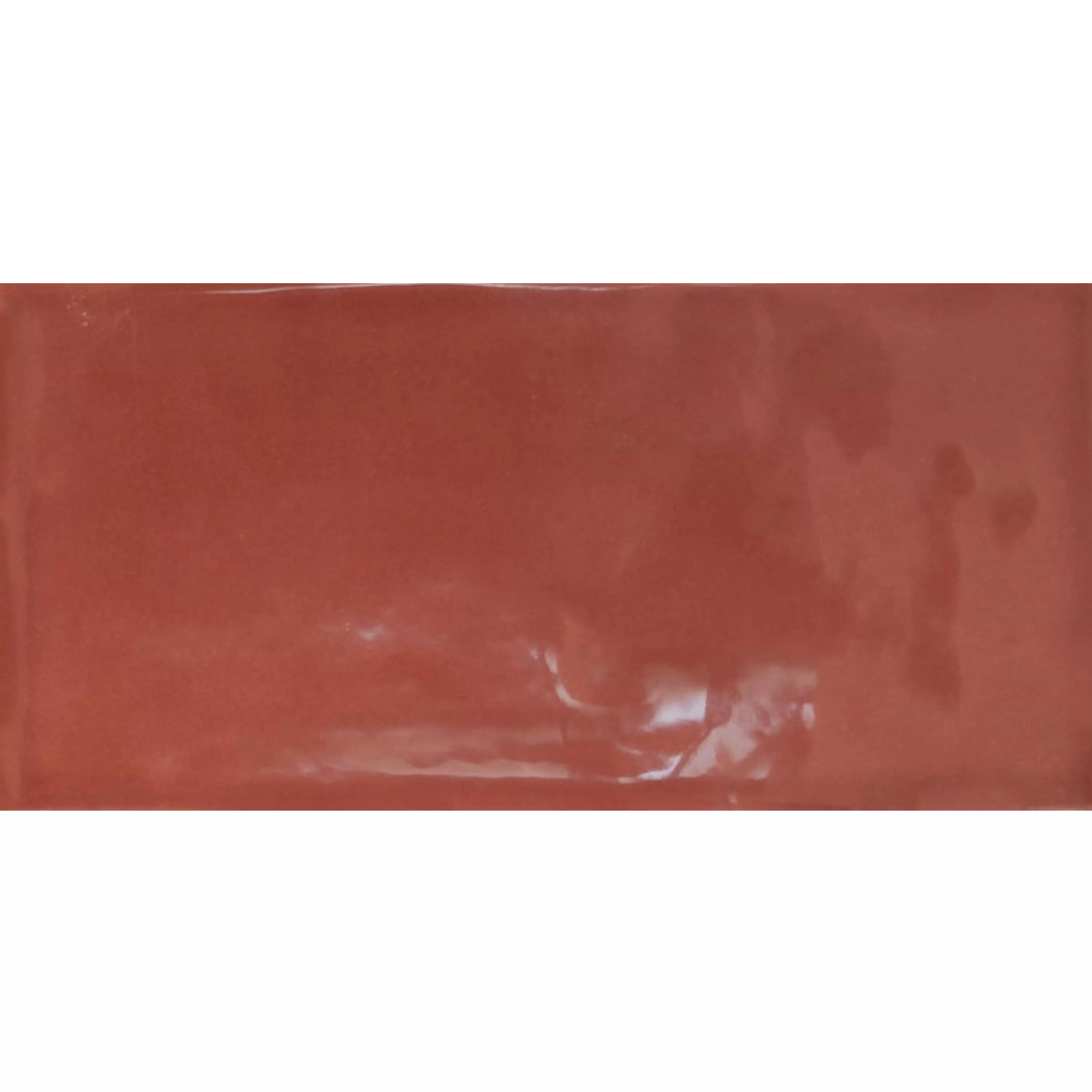 Płytki Ścienne Mogadischu 7,5x15cm Czerwone Błyszczący Płytki Ścienne Mogadischu 7,5x15cm Czerwone Błyszczący