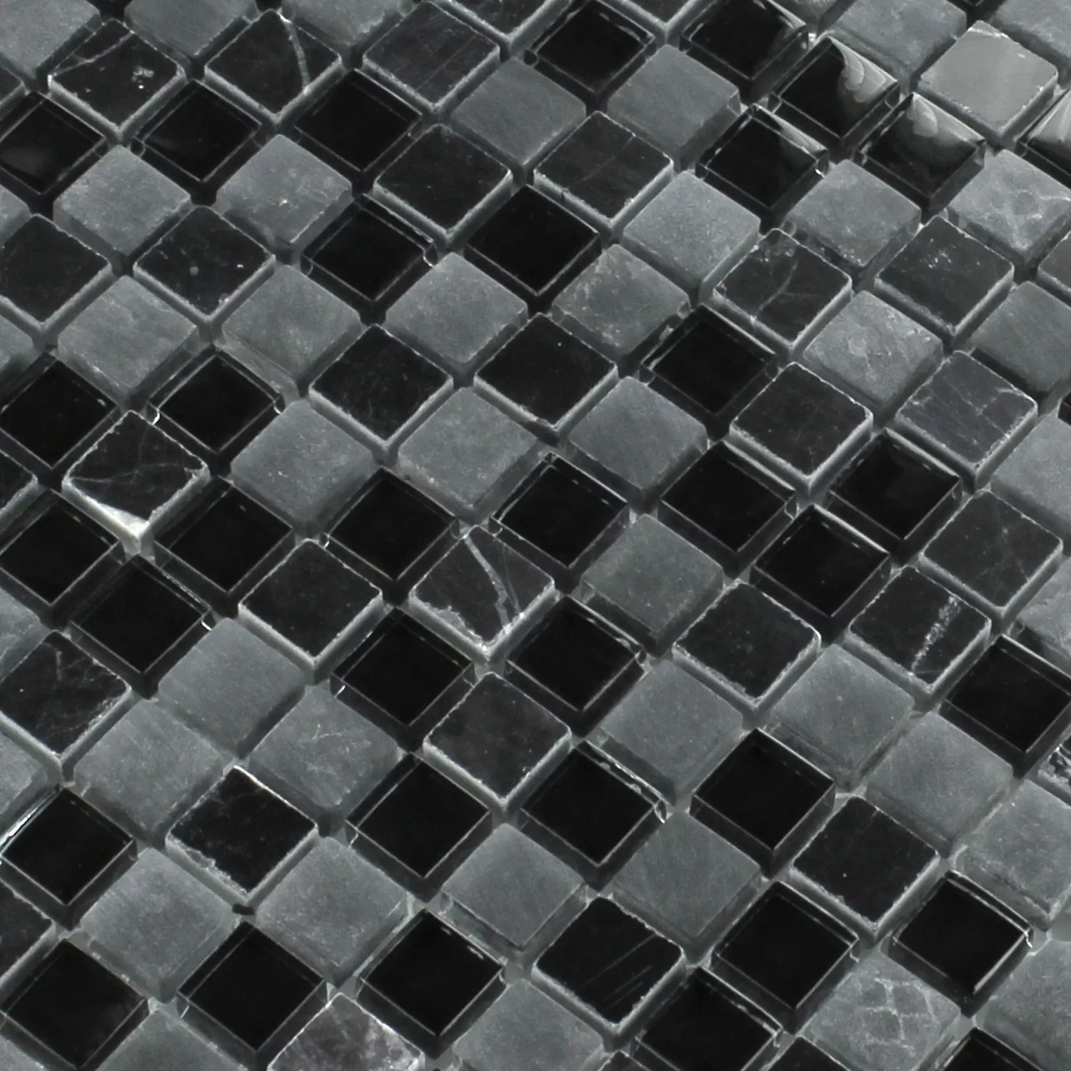 Mozaika Szkło Marmur Zambia 15x15x8mm
