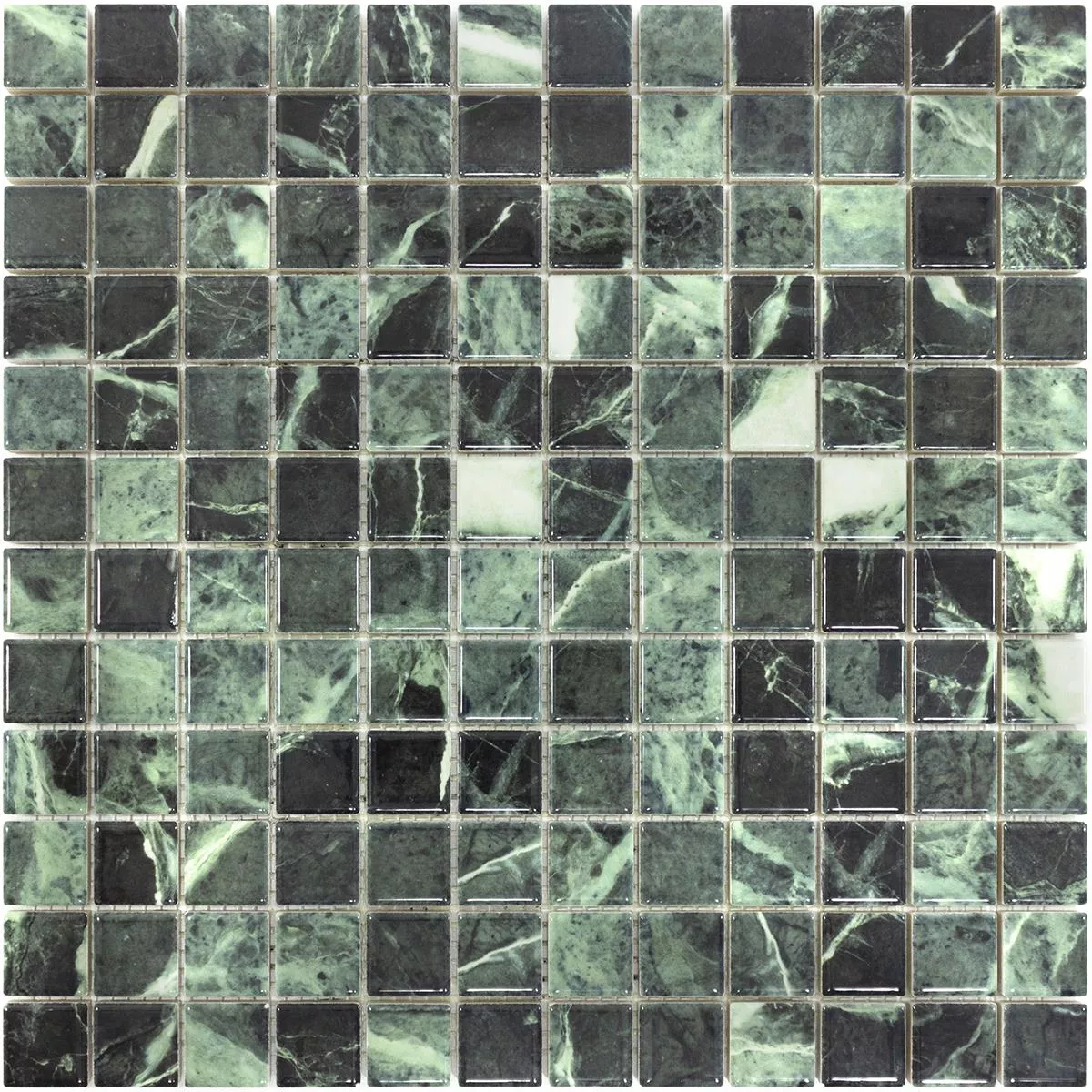 Ceramika Mozaika Genova Verde Zielony