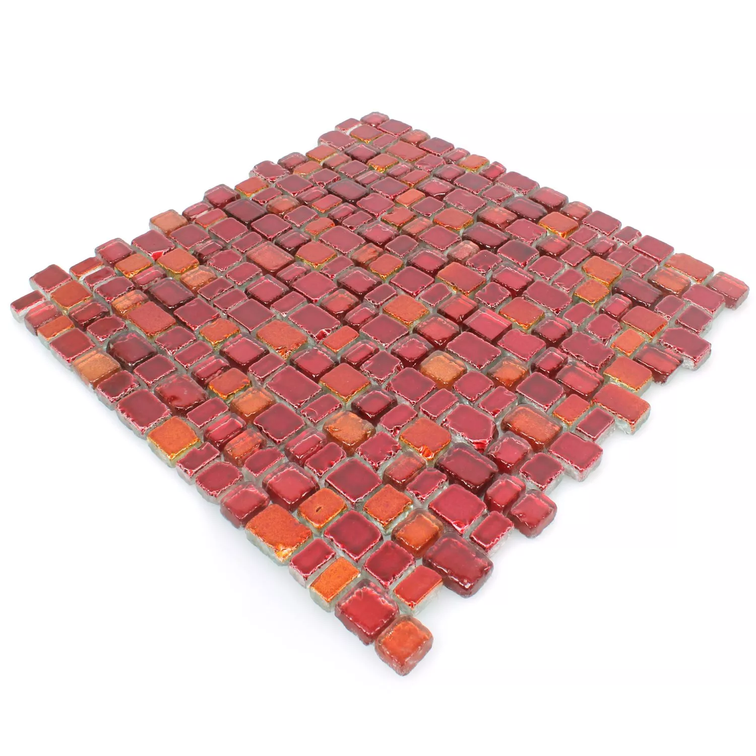 Mozaika Szkło Roxy Czerwony Pomarańczowy