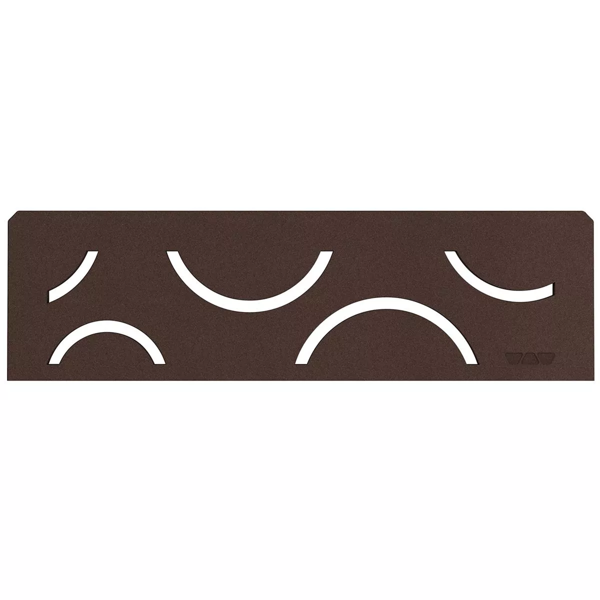 Niszowa półka ścienna Schlüter prostokąt 30x8,7cm Curve Bronze