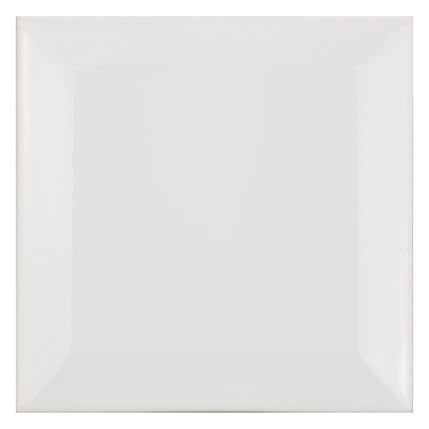 Kafelek metra Biały Matowy 10x10 cm Z Faset Catarina Blanco