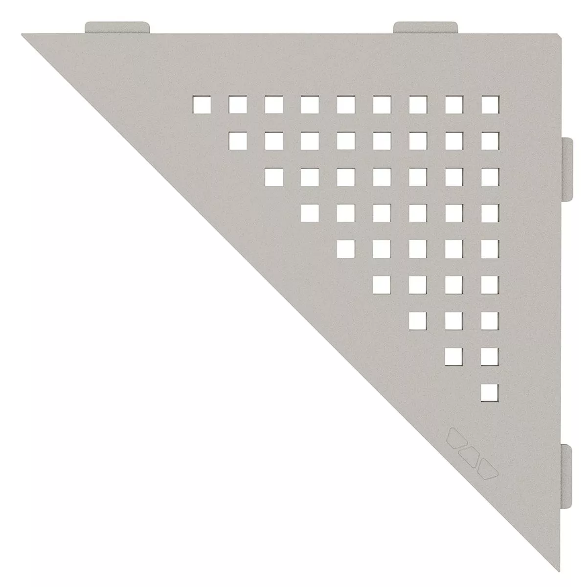 Półka ścienna półka prysznicowa Schlüter trójkąt 21x21cm kwadrat 