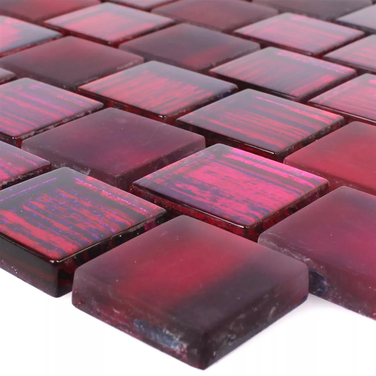 Próbka Mozaika Szklana Płytki Lanzarote Różowy