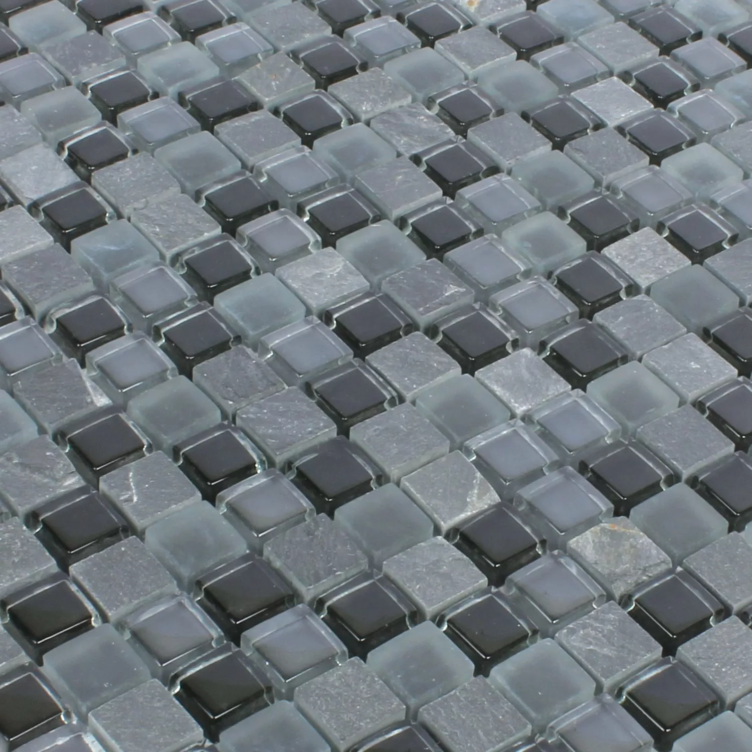 Mozaika Marmur Java Szkłomix Apollo Czarny 15