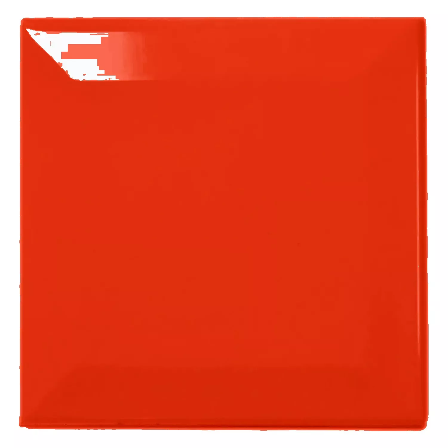 Kafelek metra Czerwone Błyszczący 10x10 cm Z Faset Catarina Rojo