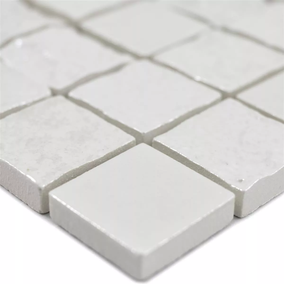 Próbka Mozaika Ceramiczna Płytki Shogun 3D Biały 