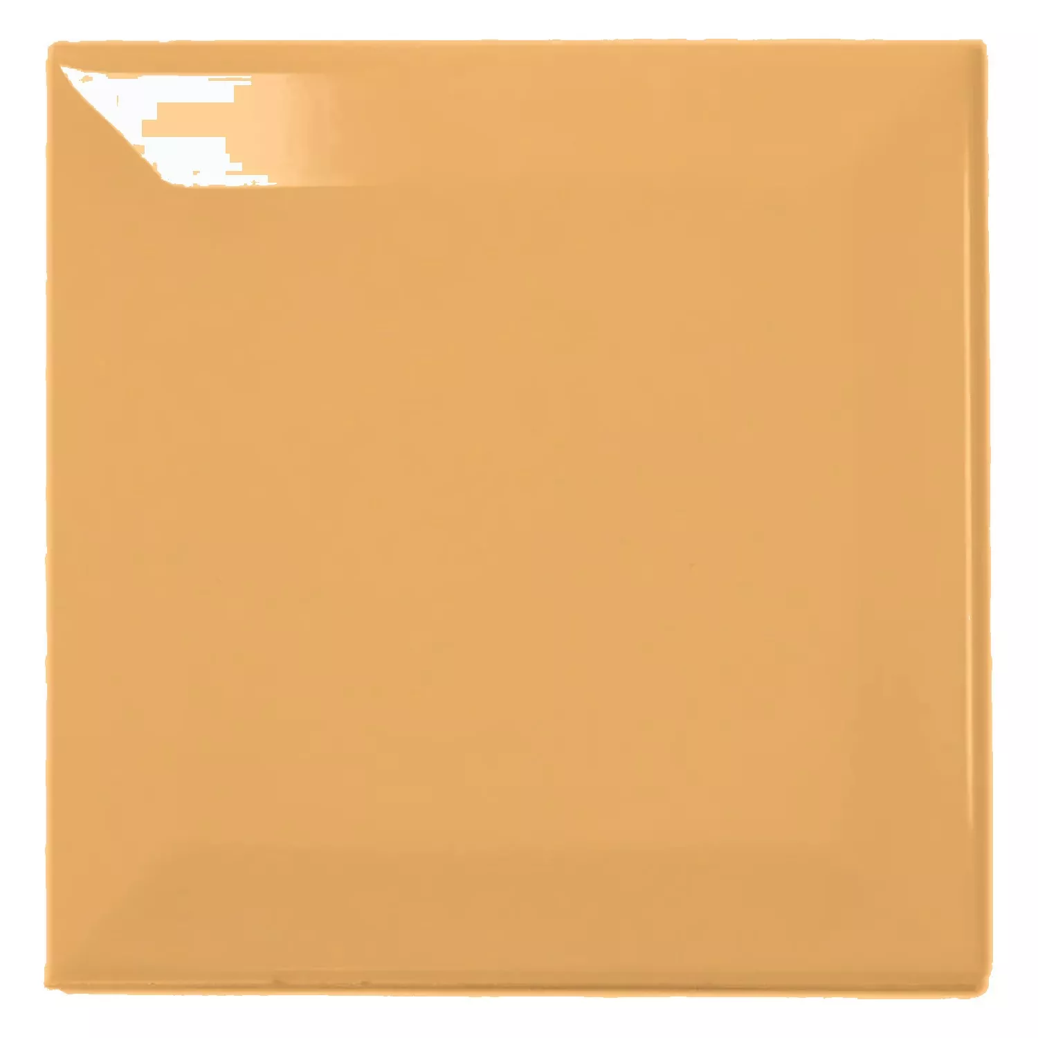 Kafelek metra Żółty Błyszczący 10x10 cm Z Faset Catarina Mostaza