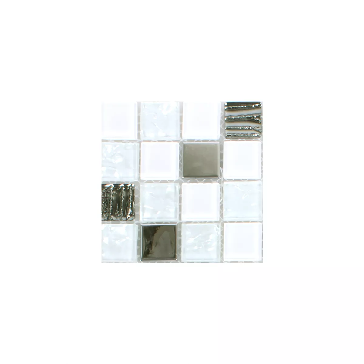 Próbka Mozaika Admont Biały Diament Kwadrat