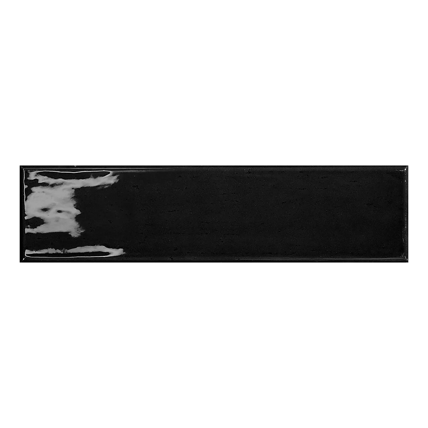 Capena Czarny Błyszczący Rustykalny 7,5x30 cm Negro