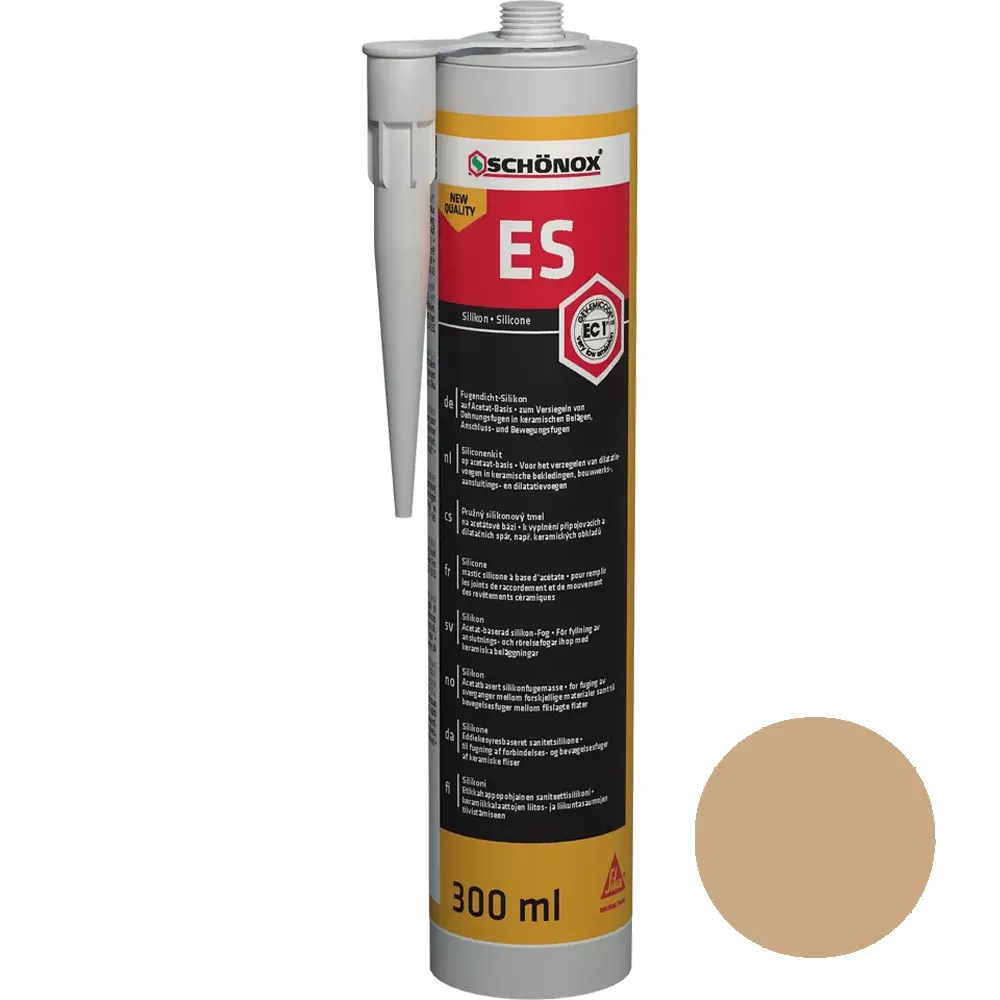 Uszczelniacz silikonowy Schönox ES Caramel (300 ml)
