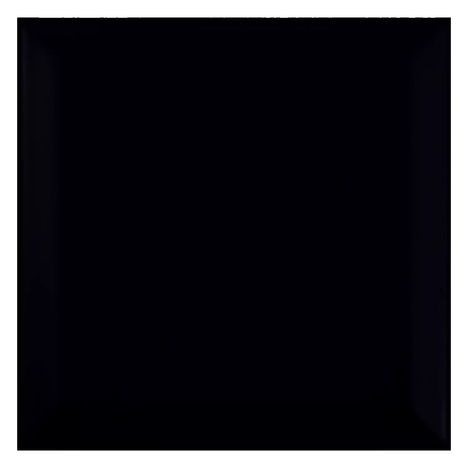 Kafelek metra Czarny Matowy 15x15 cm Z Faset Eris Negro