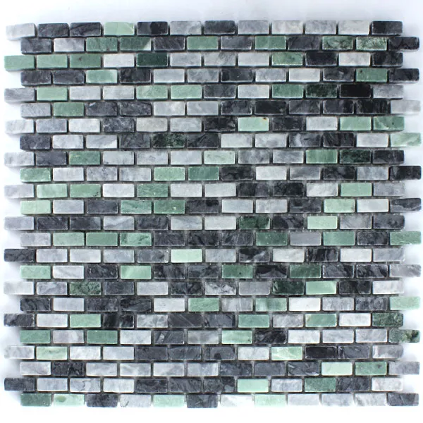 Mozaika Marmur Gironde Jade Czarny Zielony