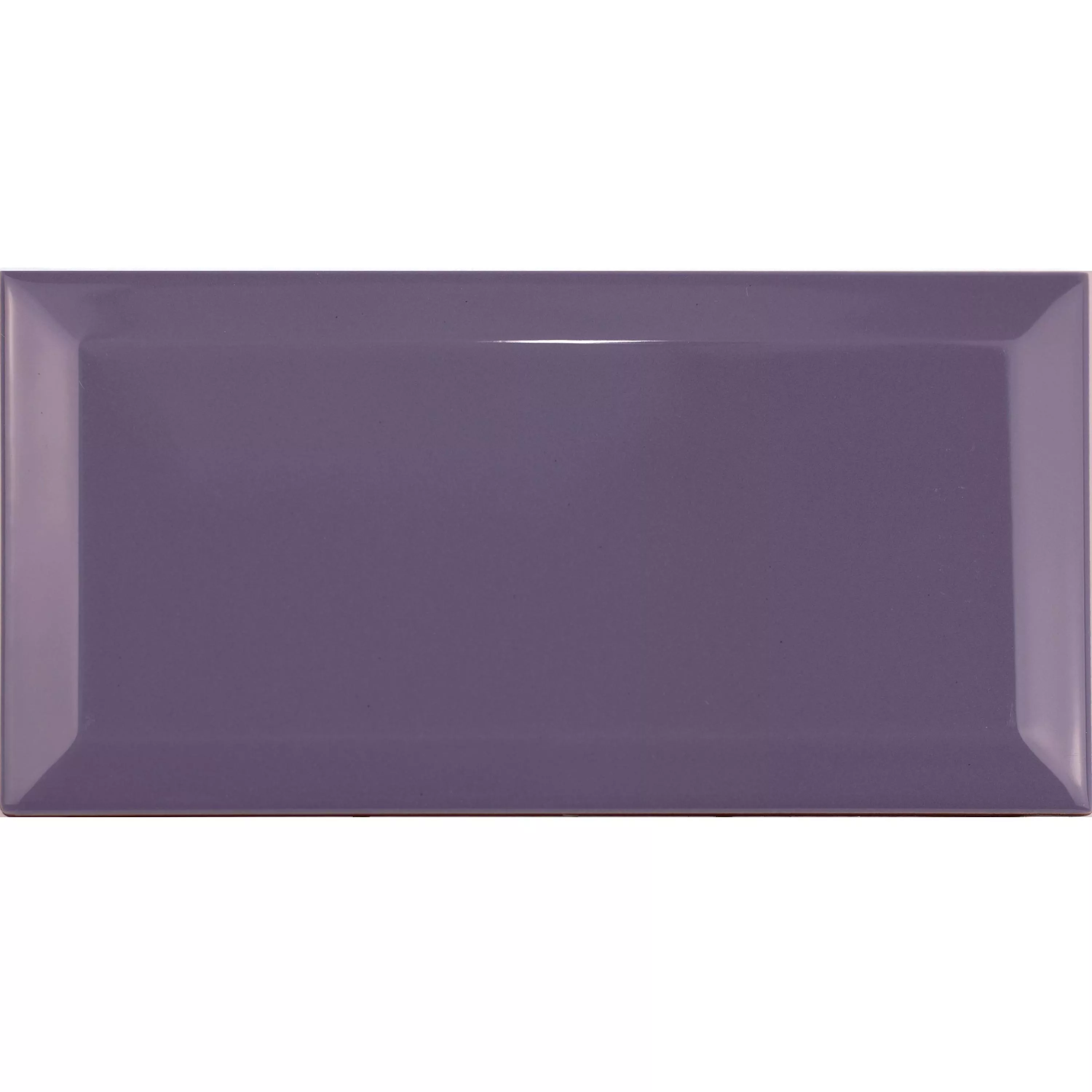 Próbka Metro Płytki Ścienne Brussel Z Faset 10x20x0,7cm Morado