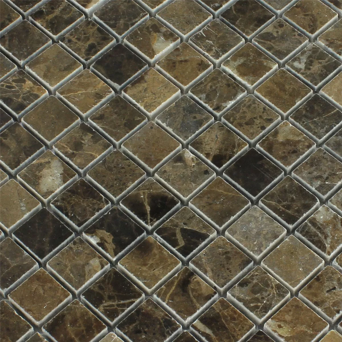 Mozaika Marmur Brązowy Polerowany 23x23x7,5mm
