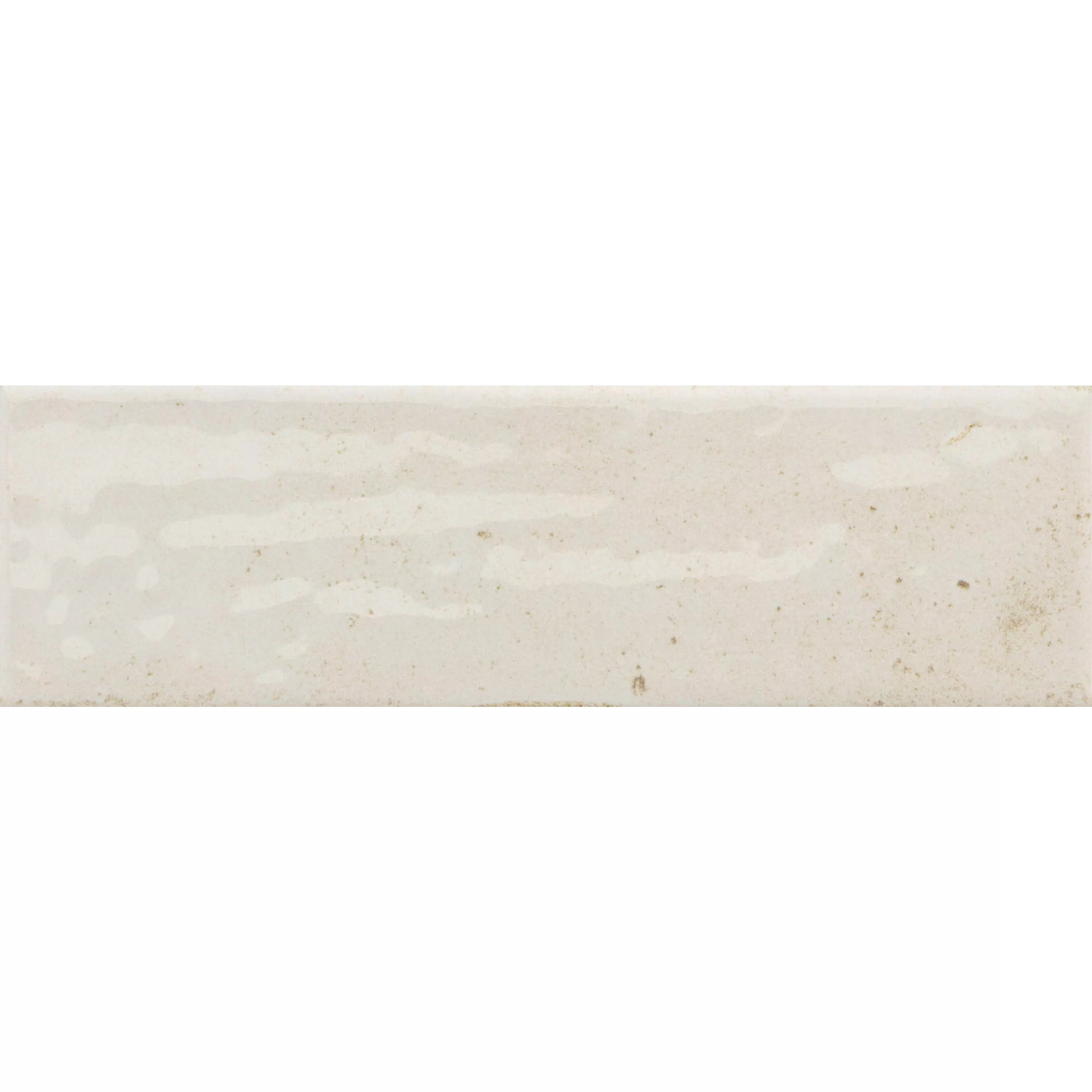 Próbka Płytki Ścienne Arosa Błyszczący Karbowany Biały 6x25cm