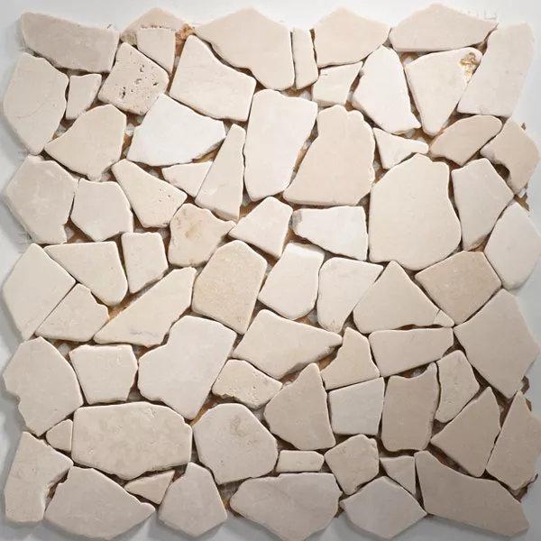 Próbka Mozaika Marmur Łamany Beżowy