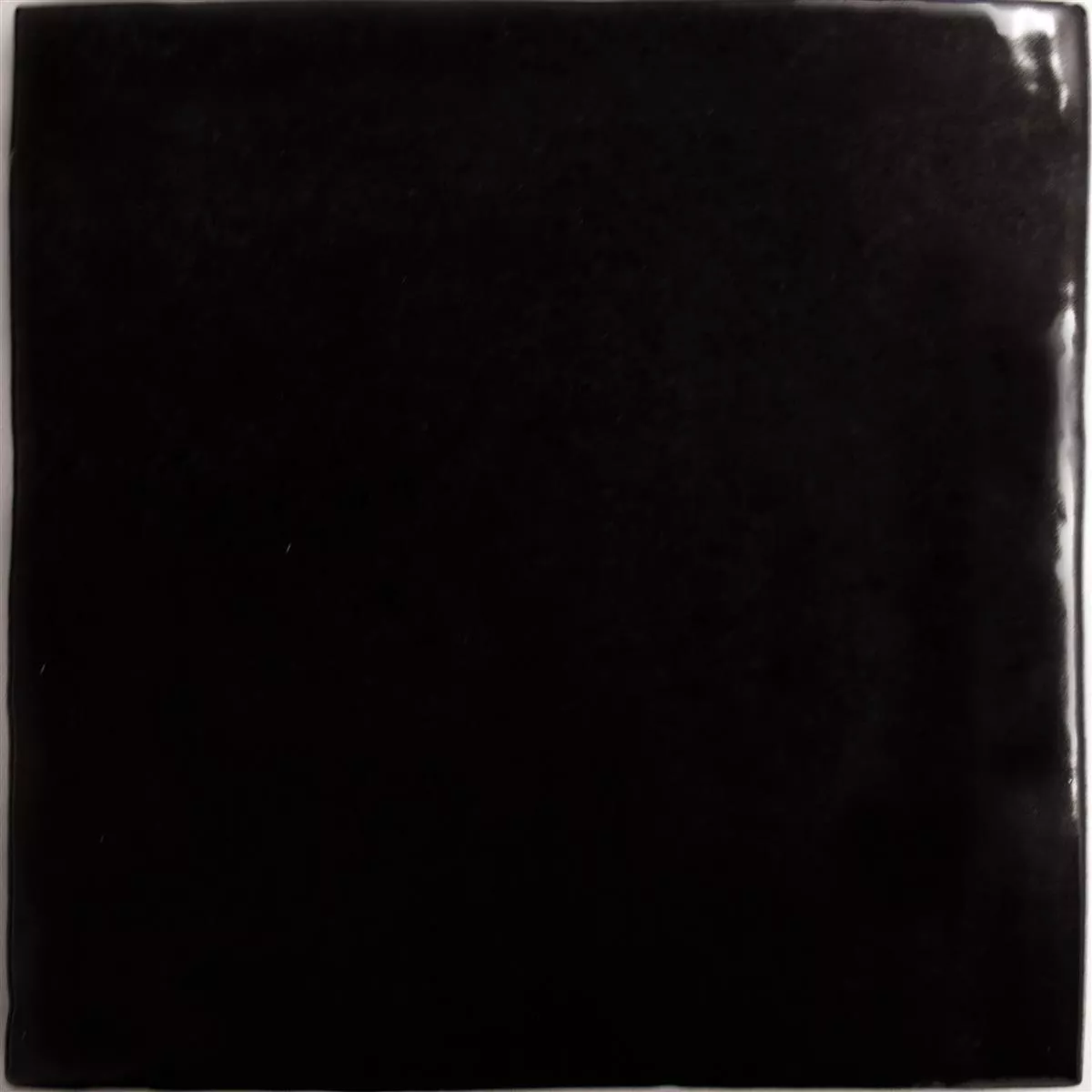 Płytki Ścienne Rebecca Karbowany Czarny 16,2x16,2cm