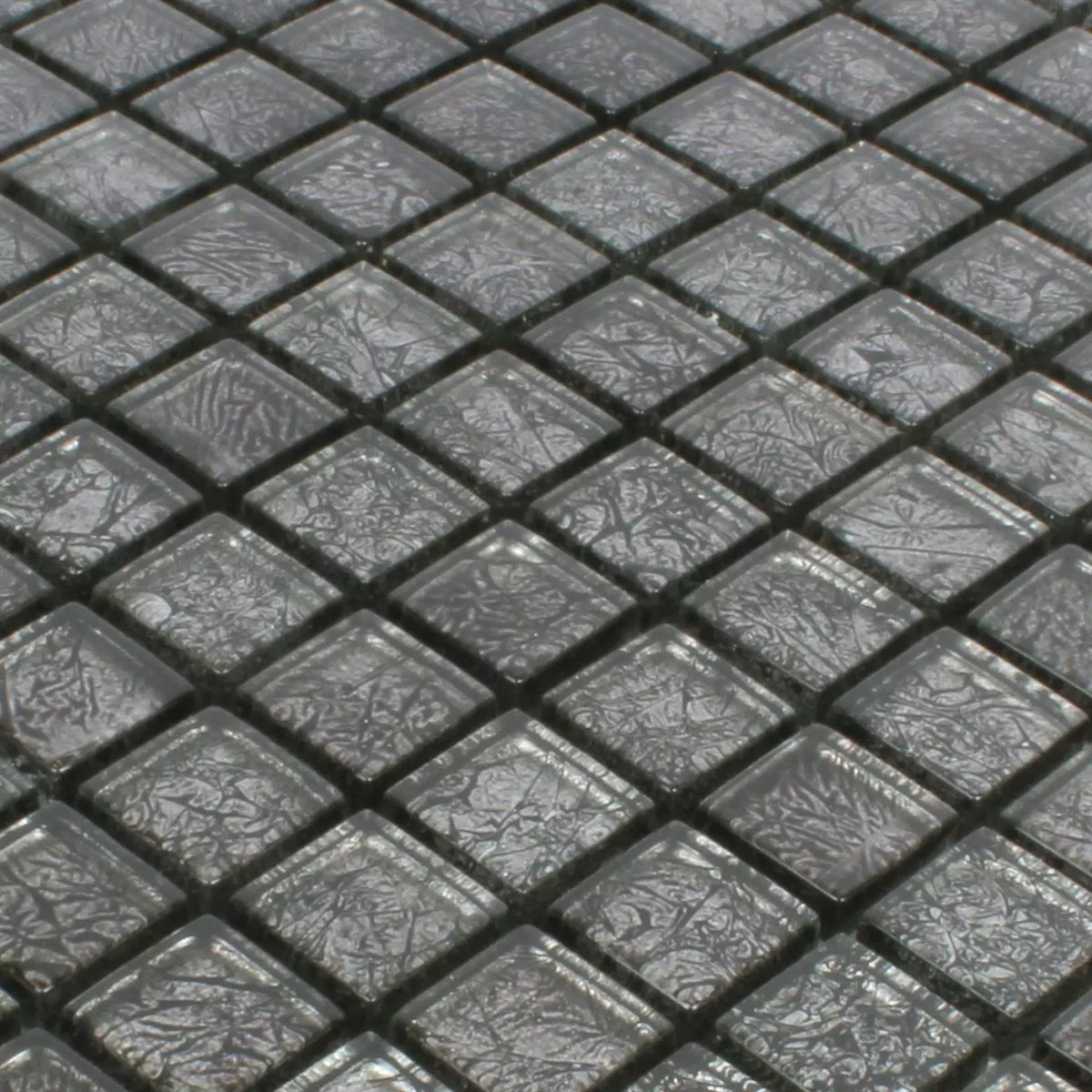 Mozaika Szkło Kandila Czarny 23x23x8mm