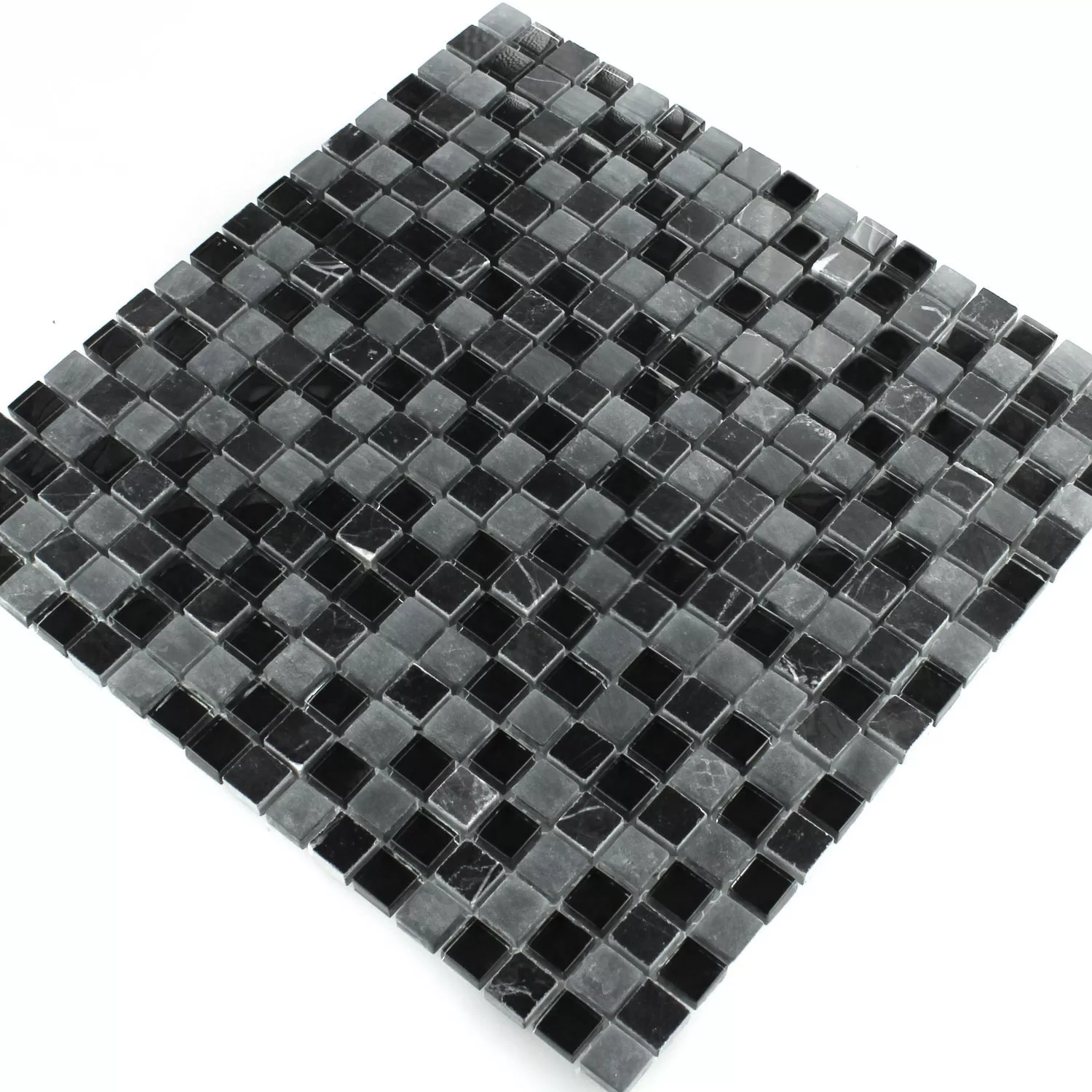 Mozaika Szkło Marmur Zambia 15x15x8mm