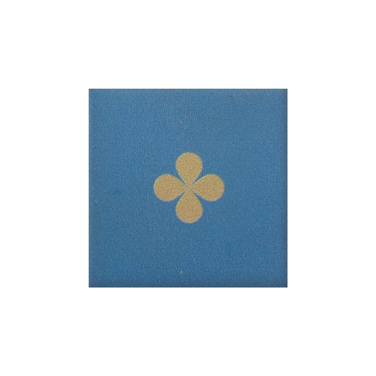 Gres Płytki Genexia Decor Niebieski Rozeta 4,6x4,6cm