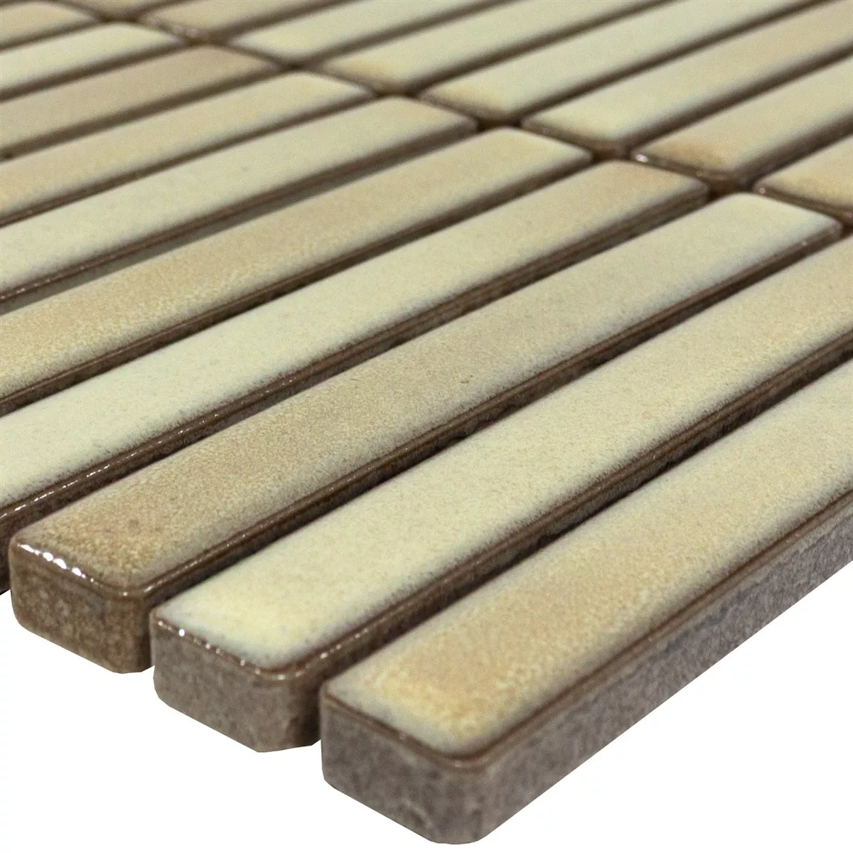 Mozaika Wallachia Piasek Błyszczący 12x92x8 mm