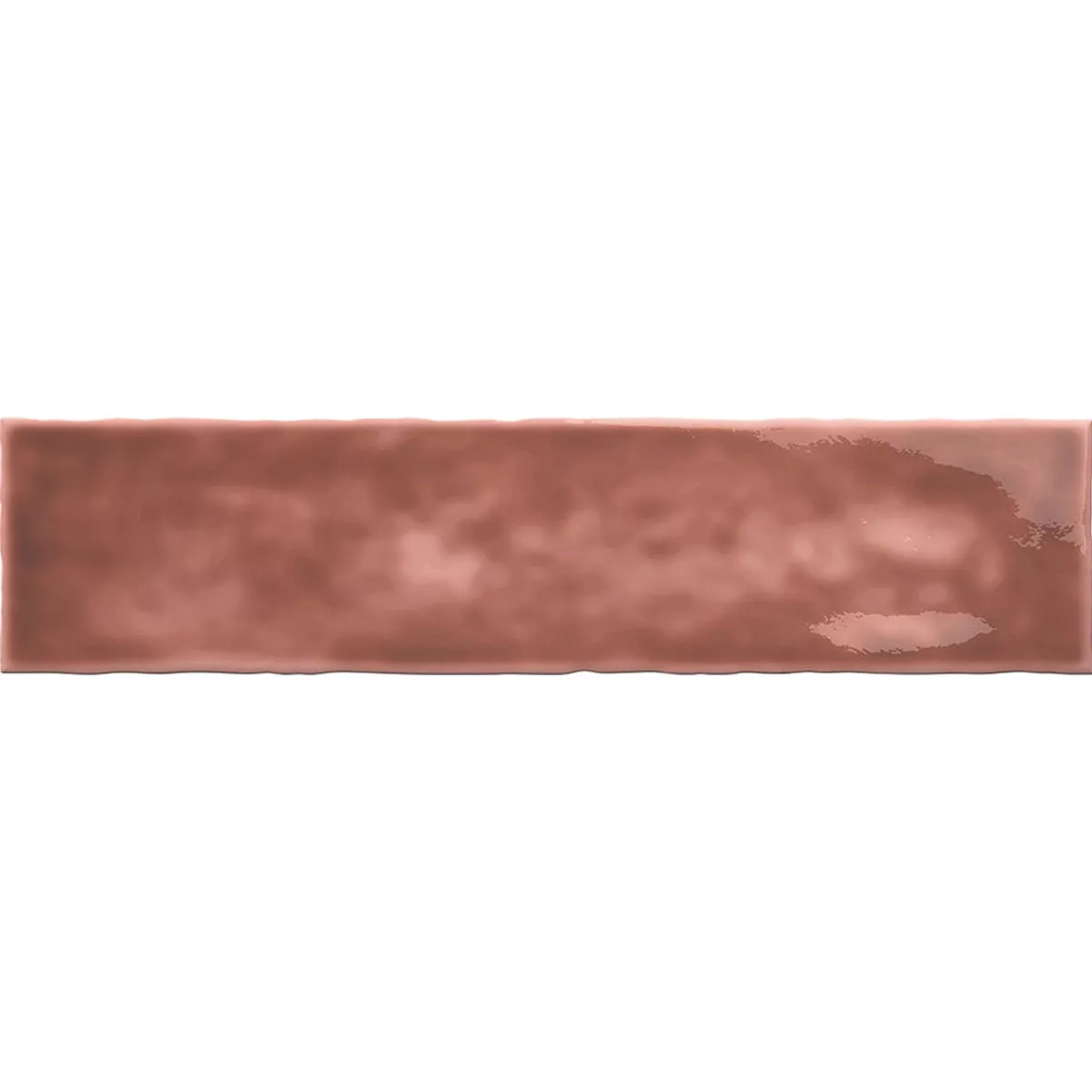 Płytki Ścienne Lugo Karbowany Czerwone 7,5x30cm