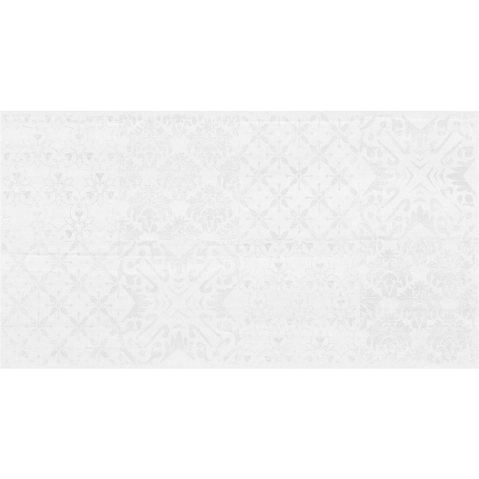 Płytki Ścienne Abramson 30x60cm Matowy Biały Dekor