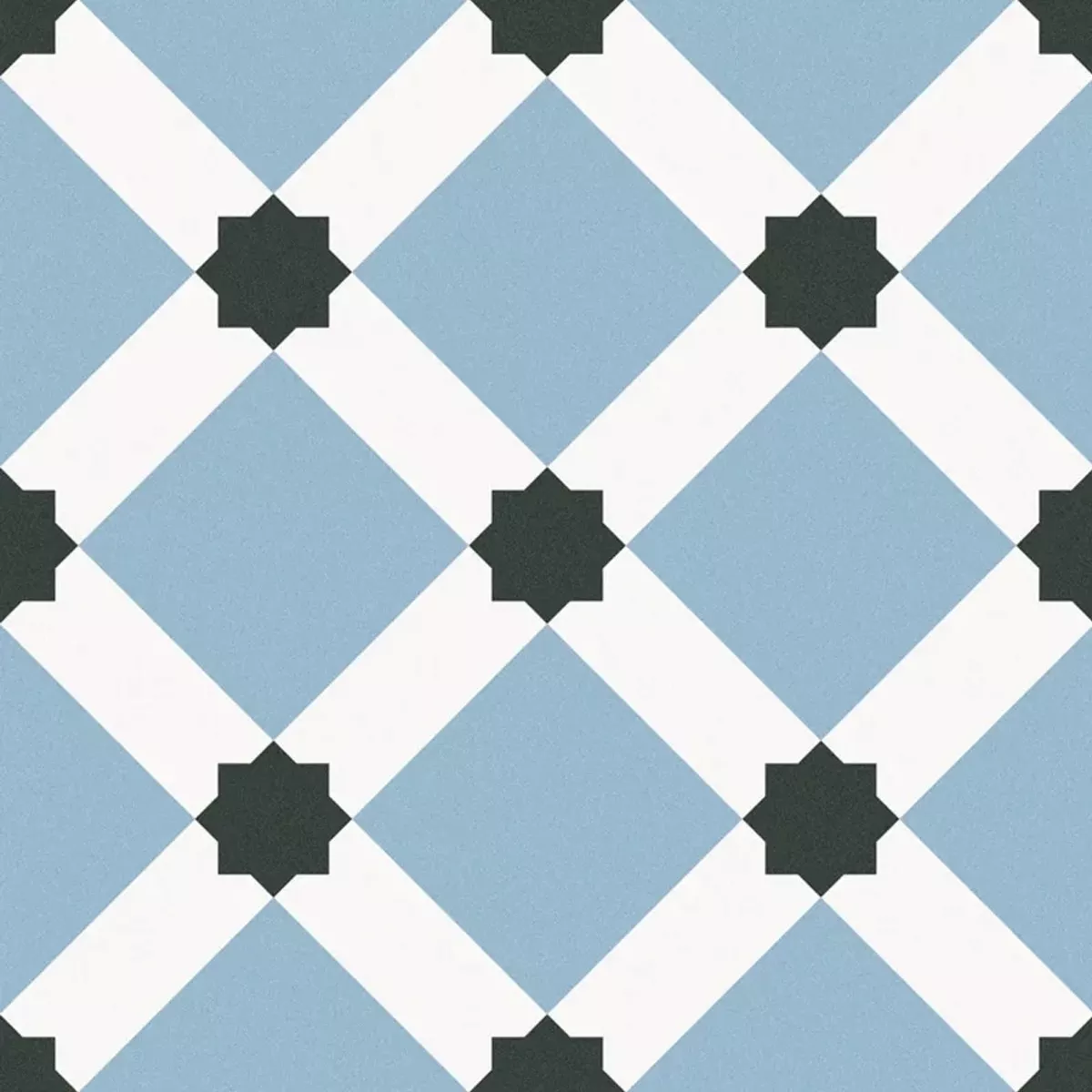 Atlantica Colmar Niebieski Bialy 25x25 cm