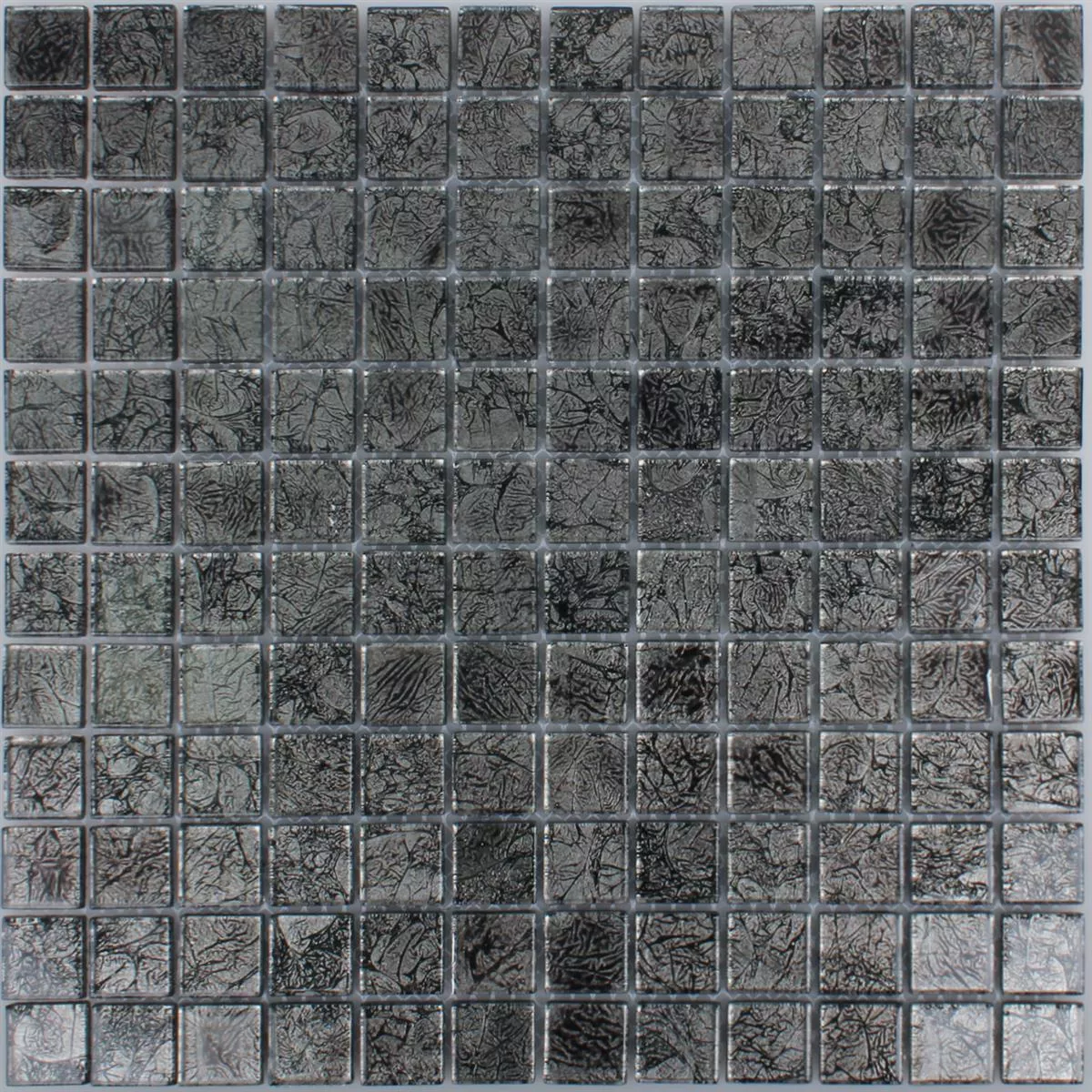 Mozaika Szkło Kandila Czarny 23x23x4mm