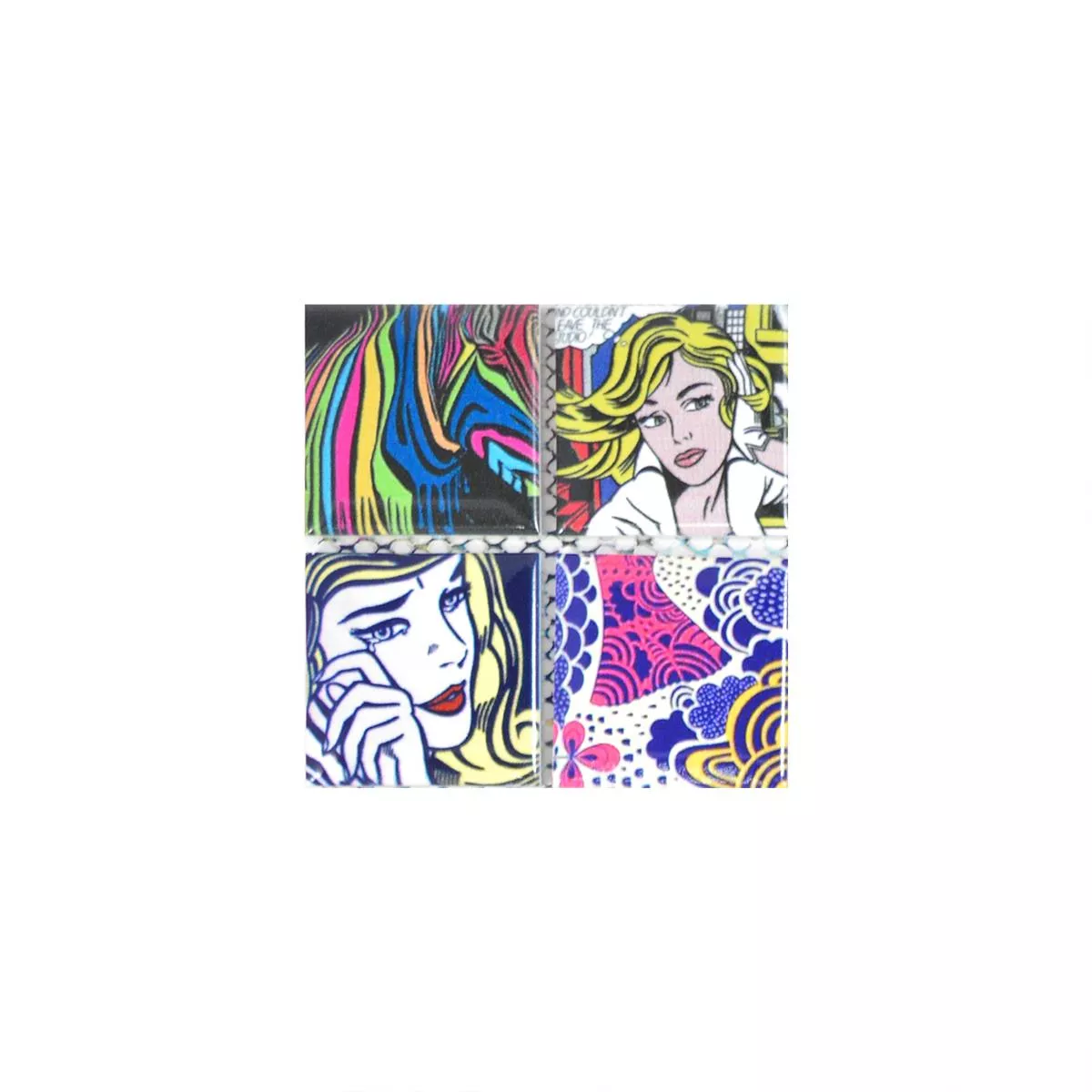 Próbka Ceramika Mozaika Achilles Optyka Pop Artu Kolorowy Duo