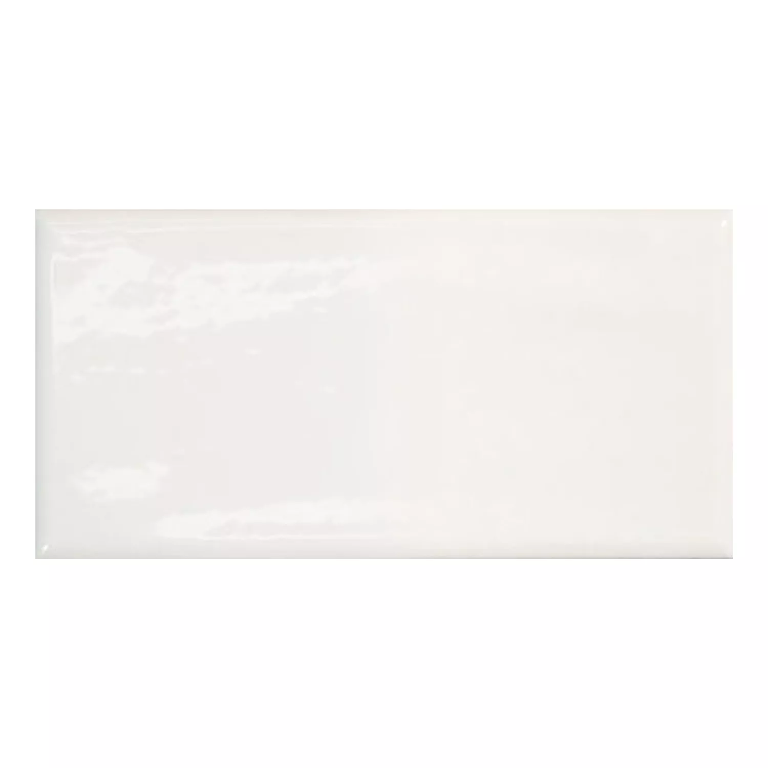 Calissi Biały Błyszczący Rustykalny 7,5x15 cm Blanco
