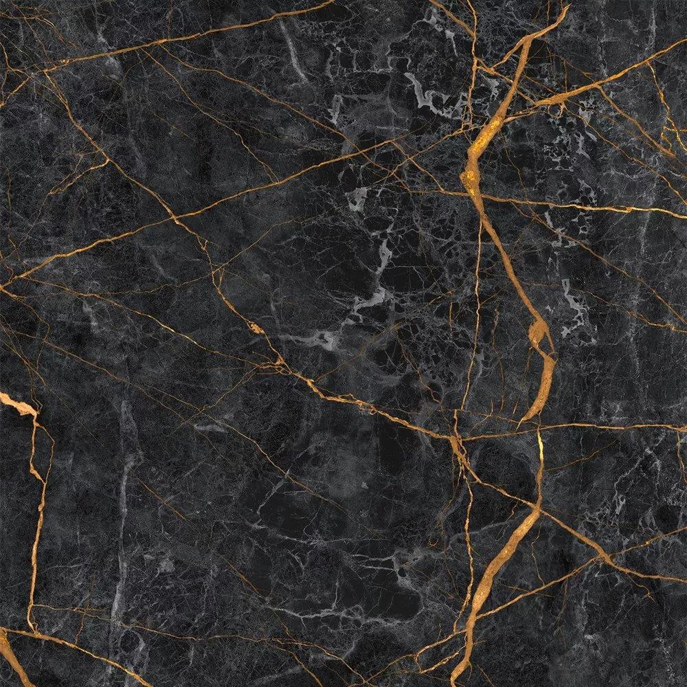 Epos Czarny Złoto Matowy 60x60 cm