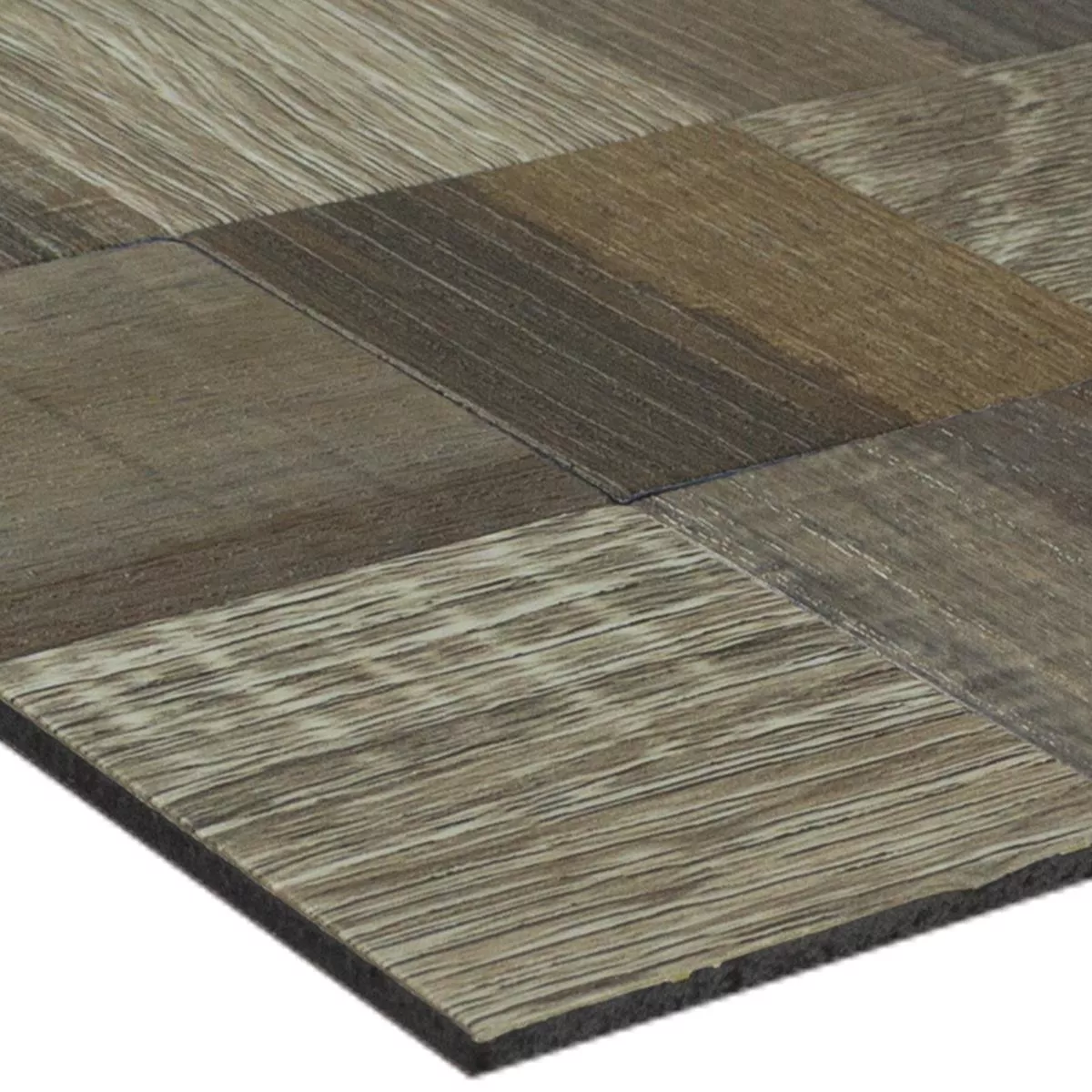 Metal Mozaika Samoprzylepny Wygląd Drewna Skypia Brązowy Beżowy