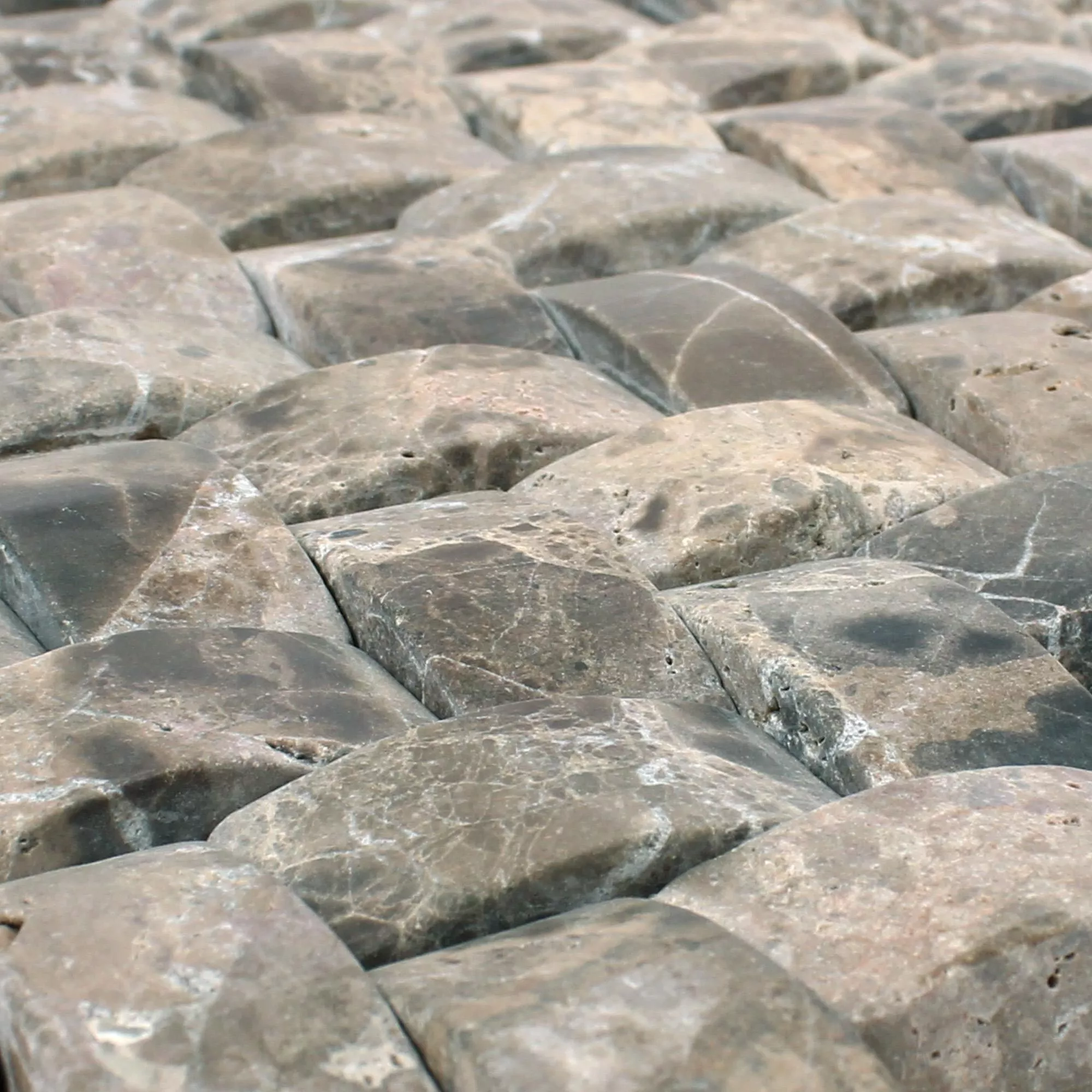 Próbka Kamień Naturalny Mozaika Marmur Gorica Marron Emperador
