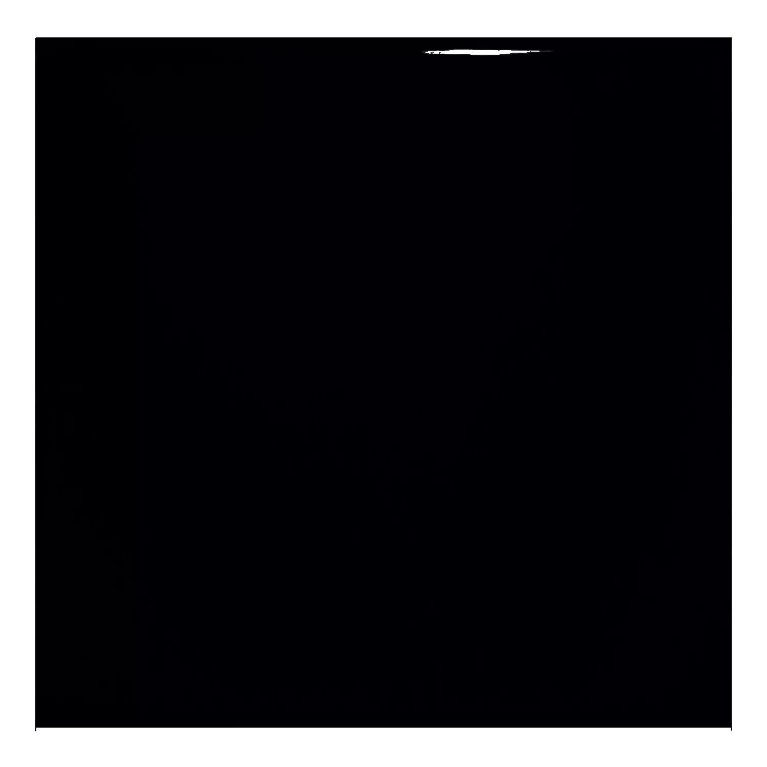 Kafelek metra Czarny Błyszczący 15x15 cm Bez Faset Miona Negro