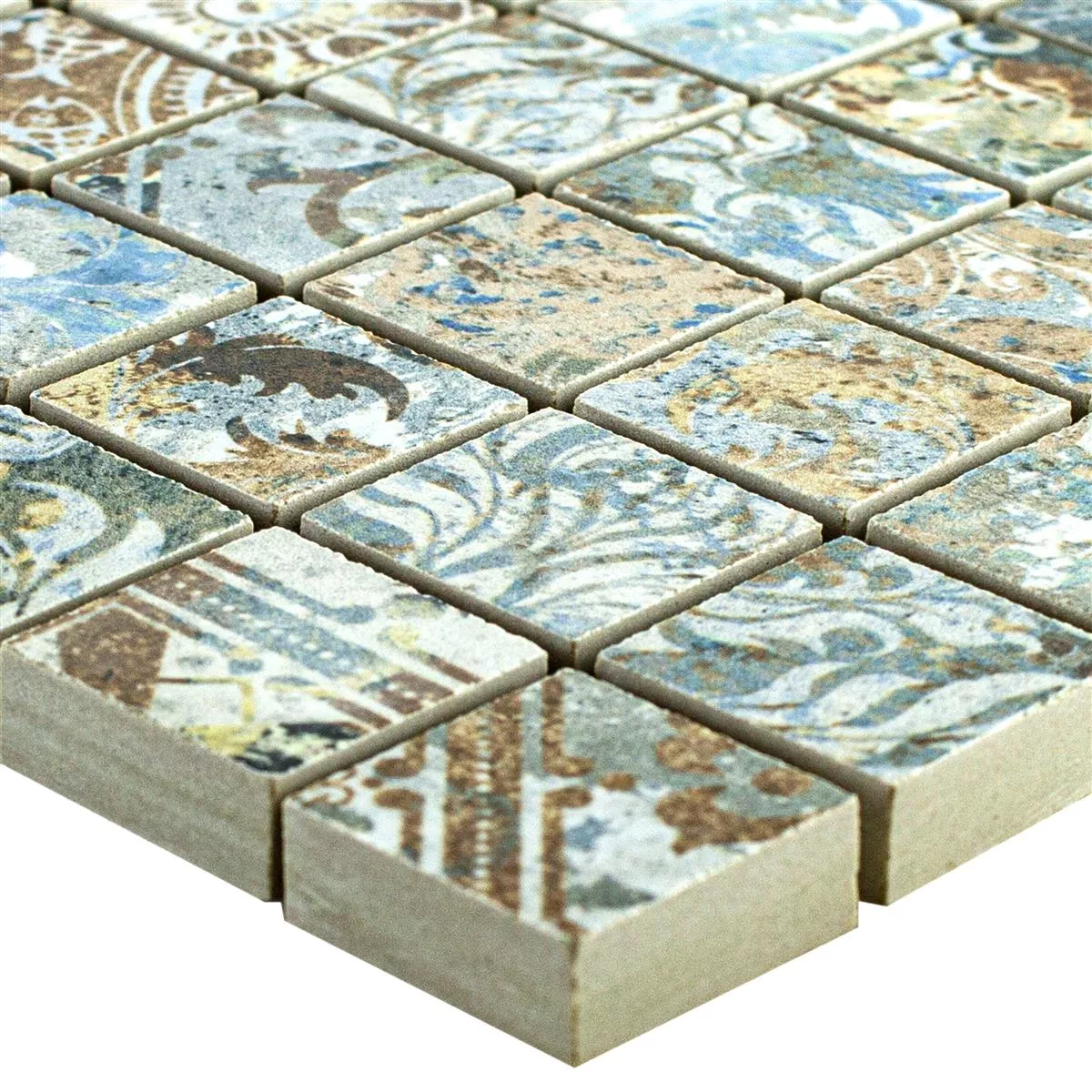Mozaika Ceramiczna Płytki Patchwork Kolorowy 25x25mm Mozaika Ceramiczna Płytki Patchwork Kolorowy 25x25mm